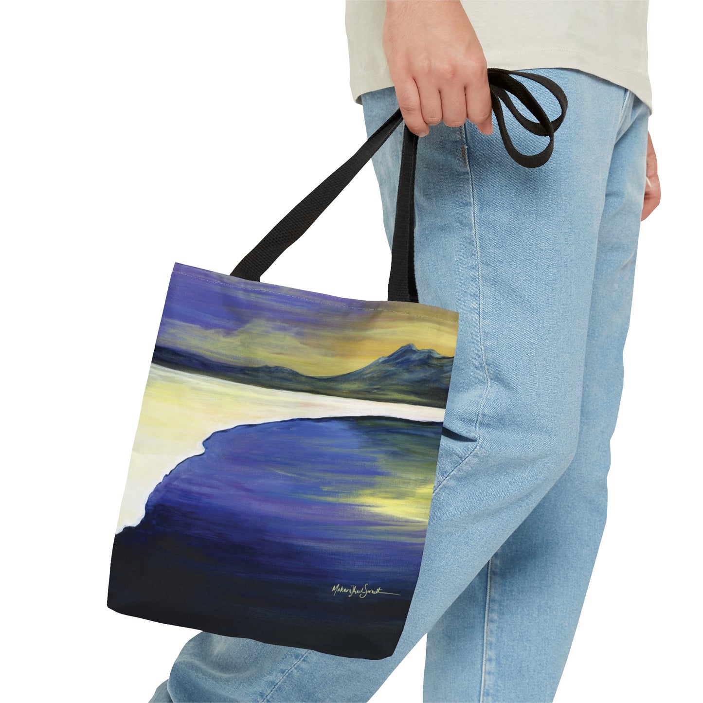 Light Breaks small tote bag
