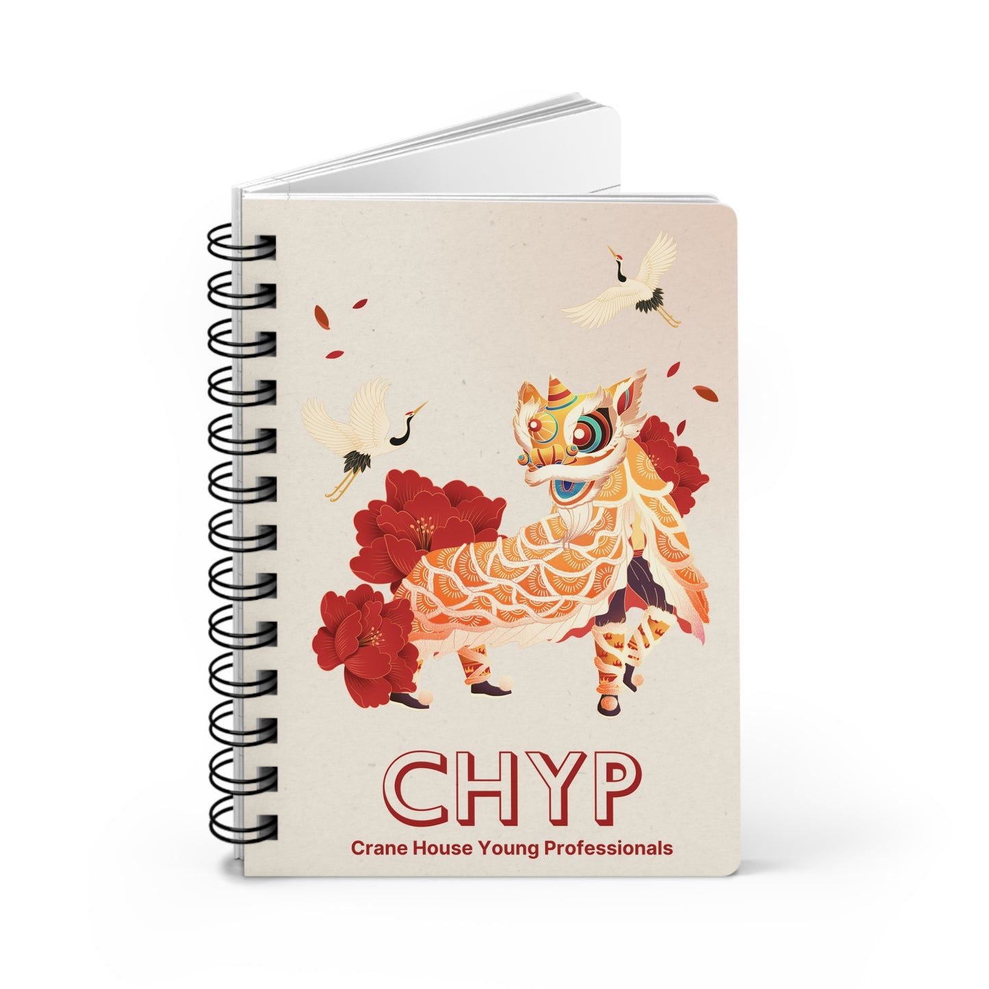 Lion Dance Spiral Bound Journal