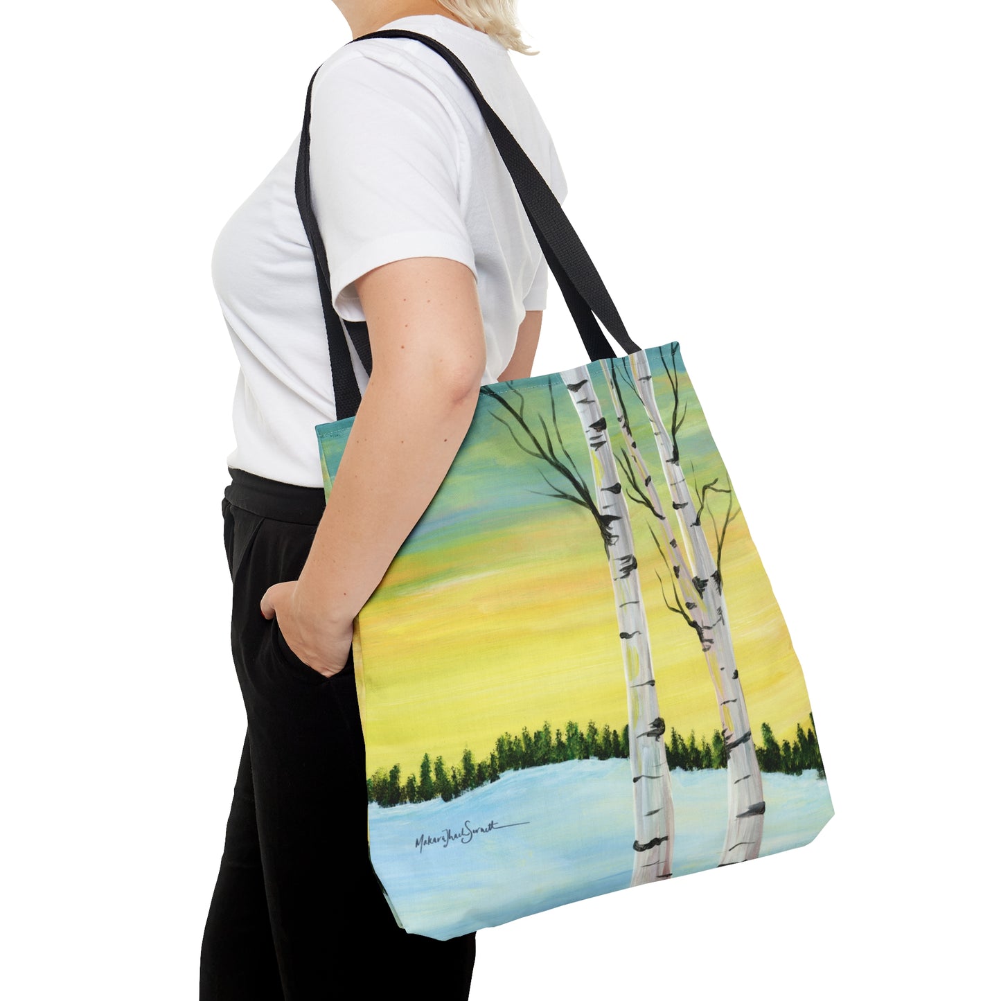 Winter Sunrise Tote Bag