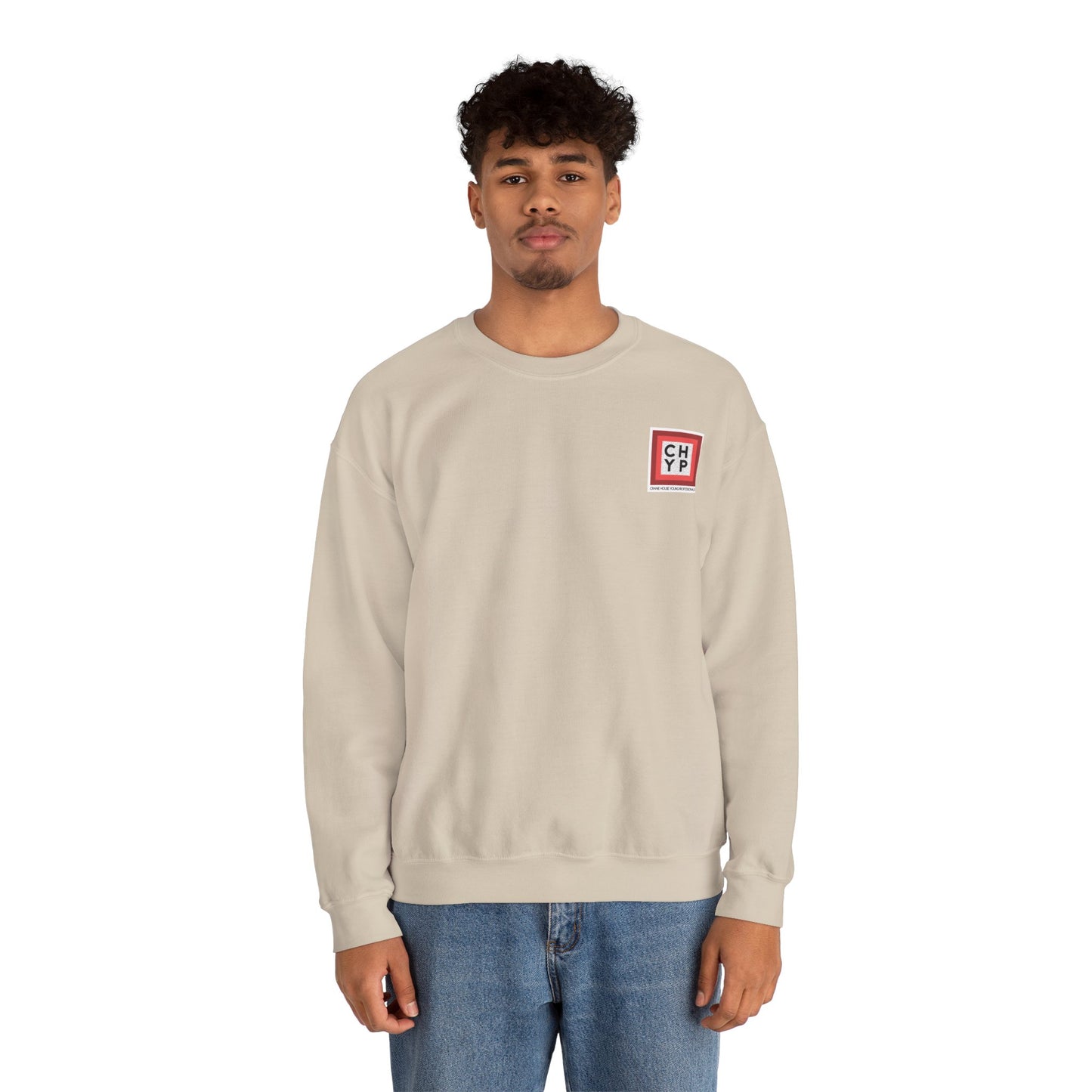 Dragon and Cranes Sweatshirt - design on back, logo front