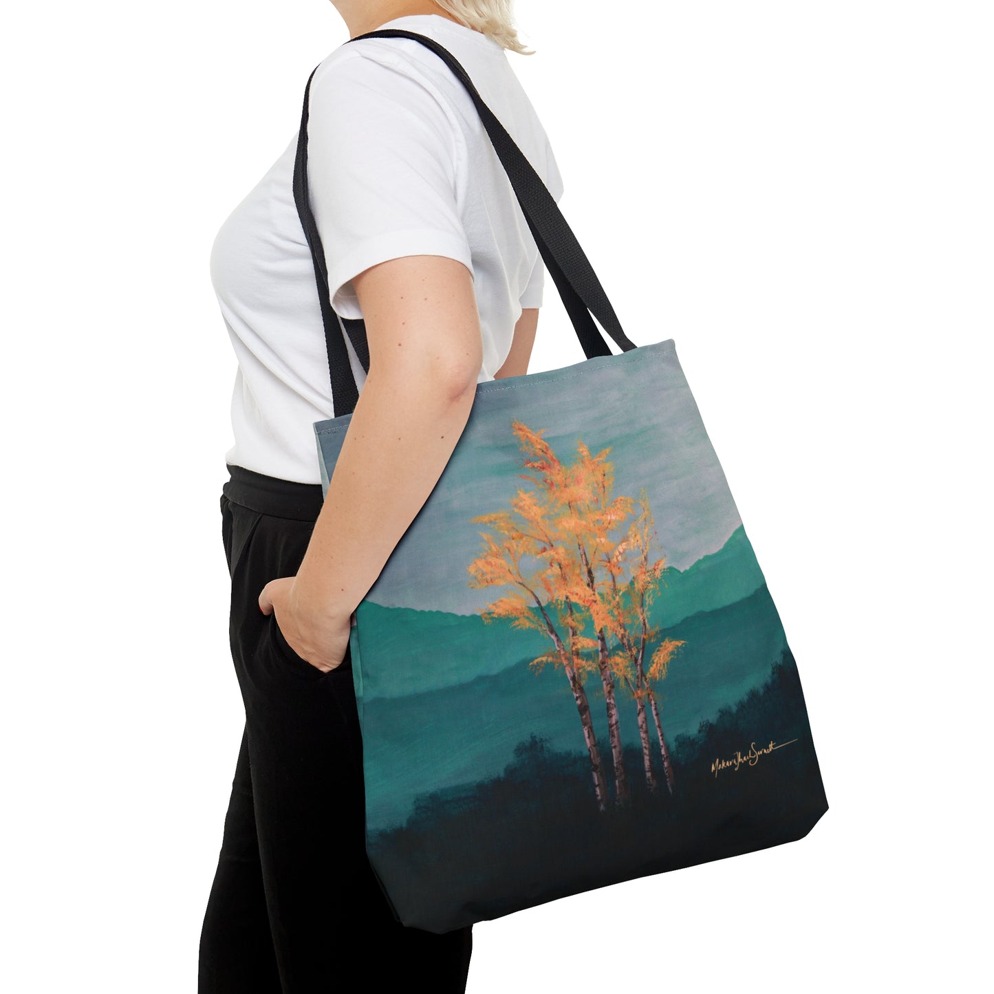 Golden Birch small tote bag
