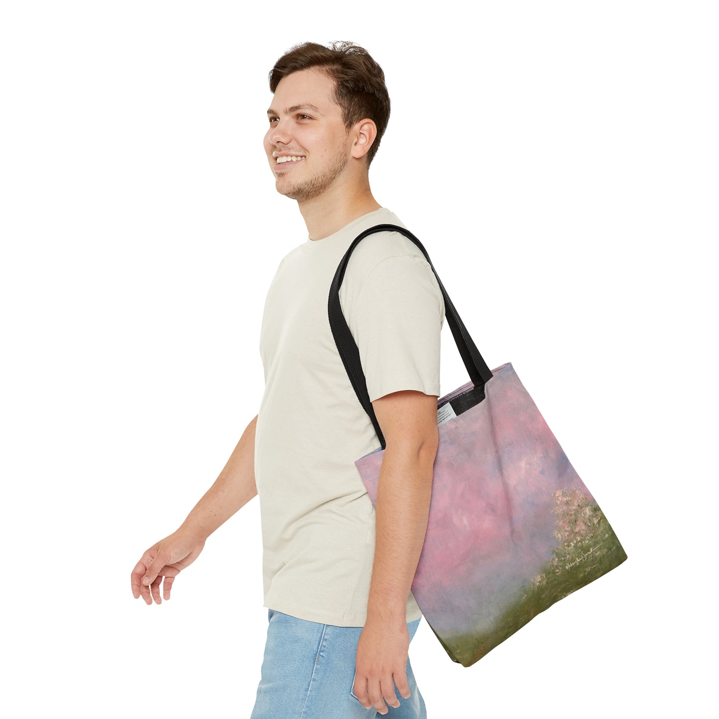 Cotton Candy Stroll small tote bag