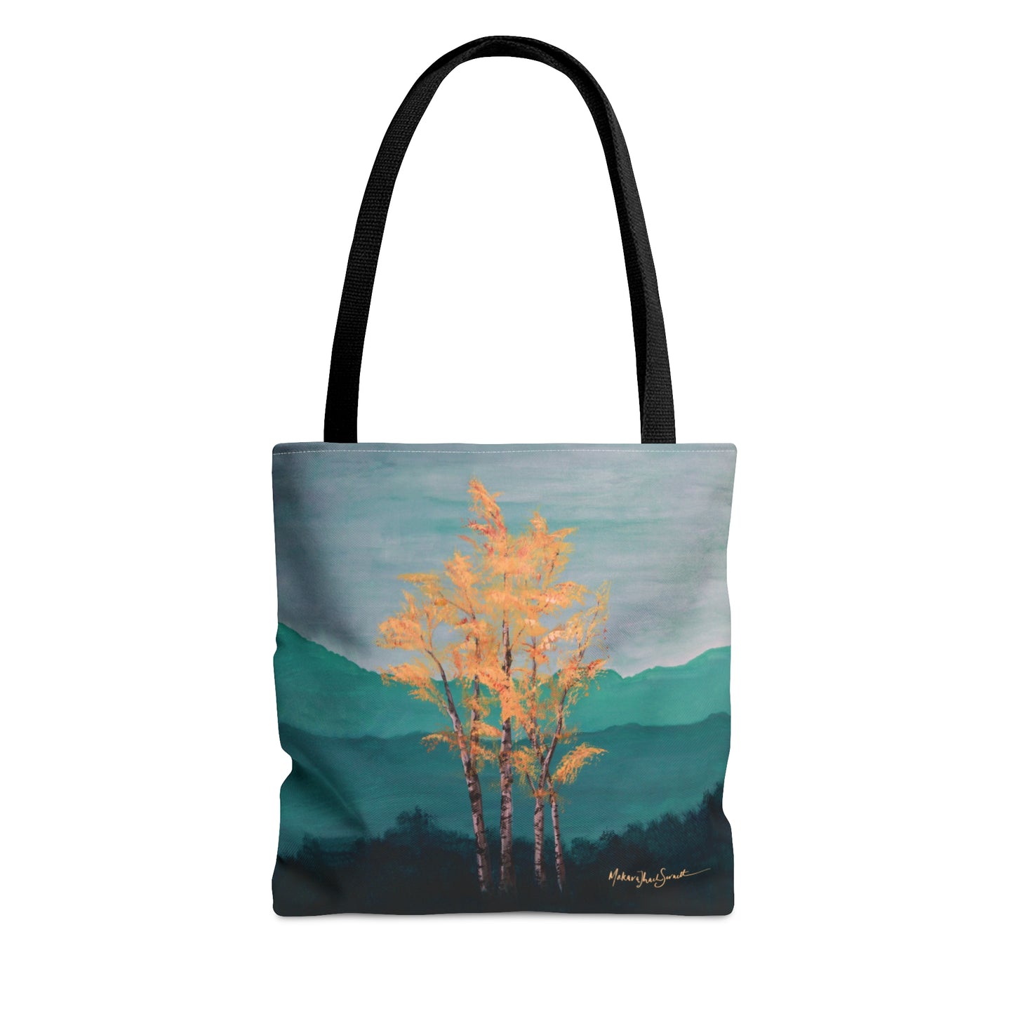 Golden Birch small tote bag