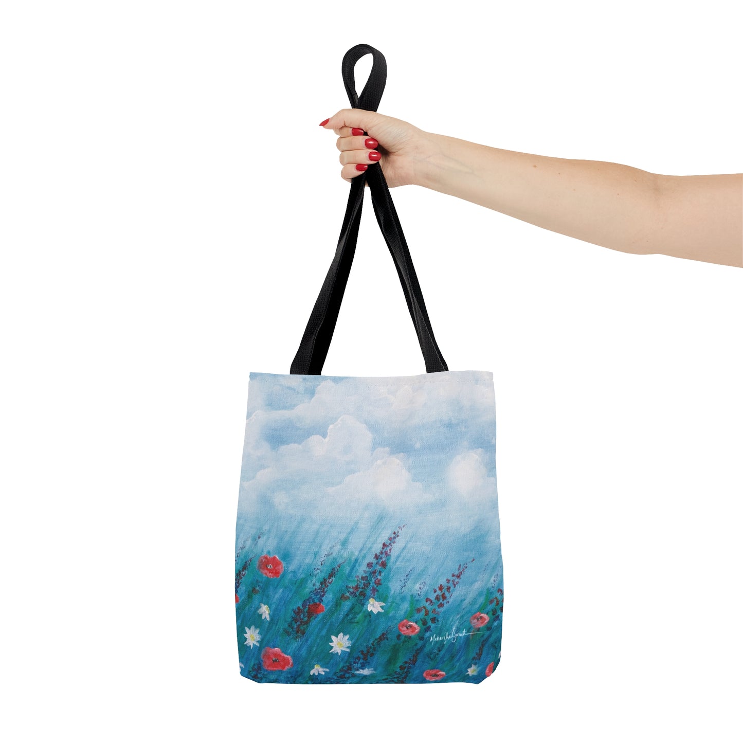 Field of Wildflowers small tote bag