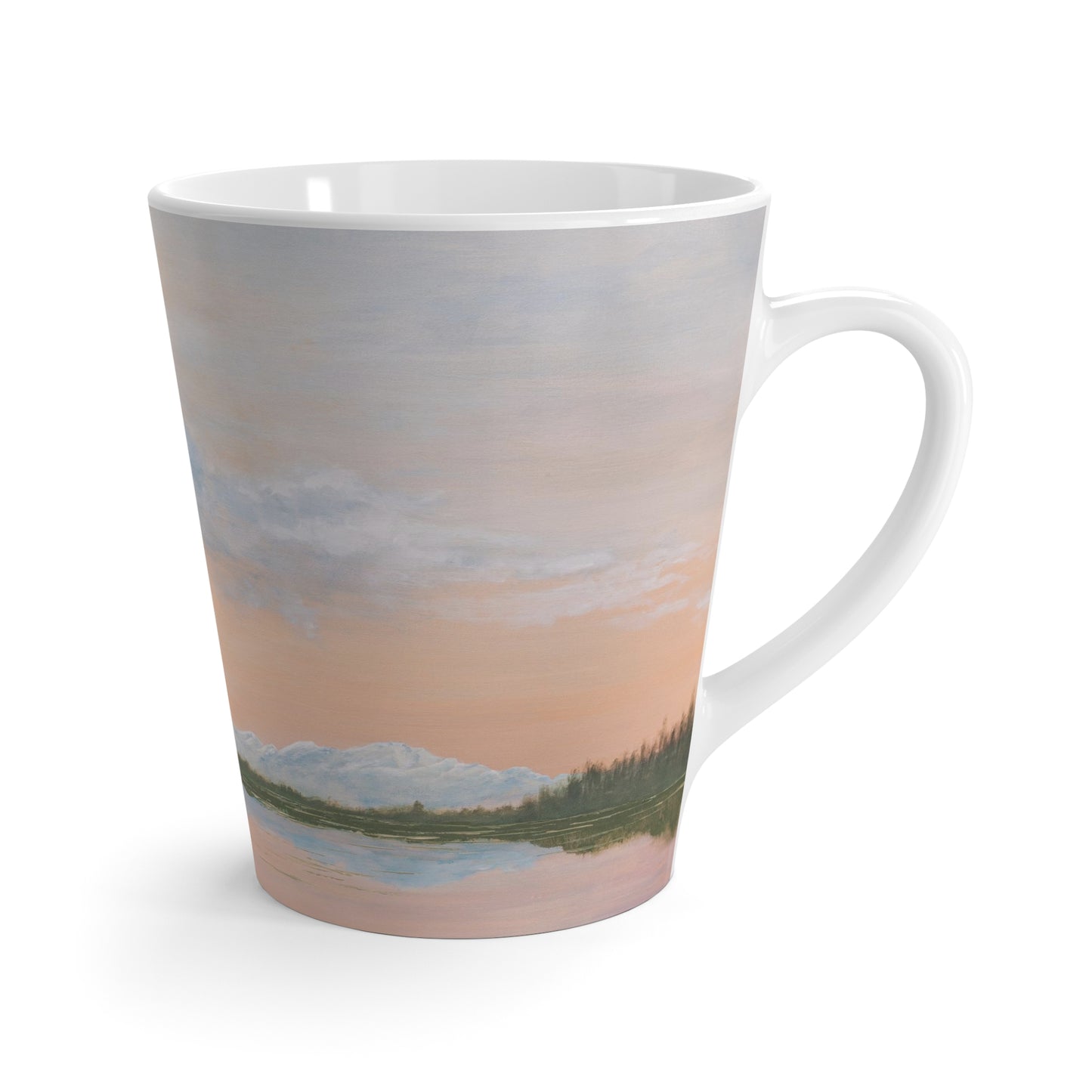 A Denali Adventure Latte Mug - Pastel Landscape - Perfect for Cozy Mornings and gifting on Special Occasions