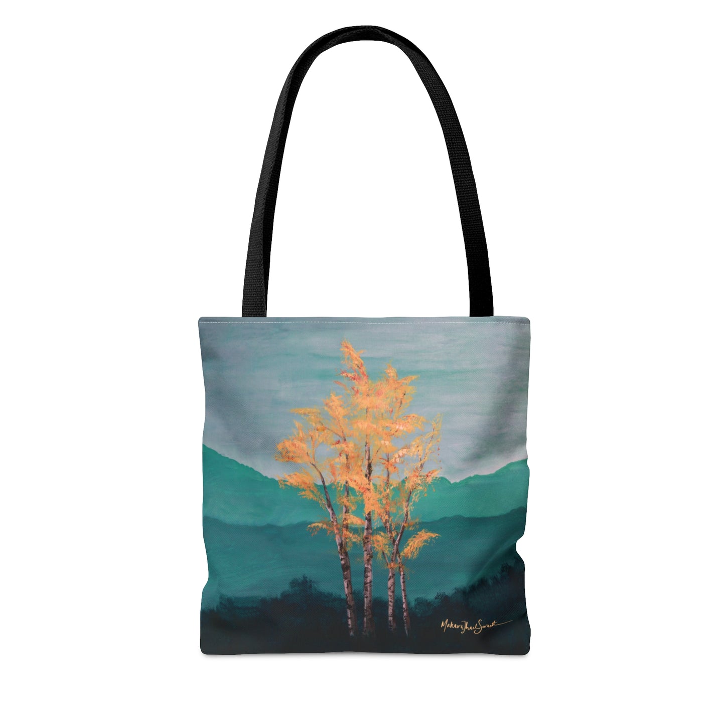 Golden Birch small tote bag