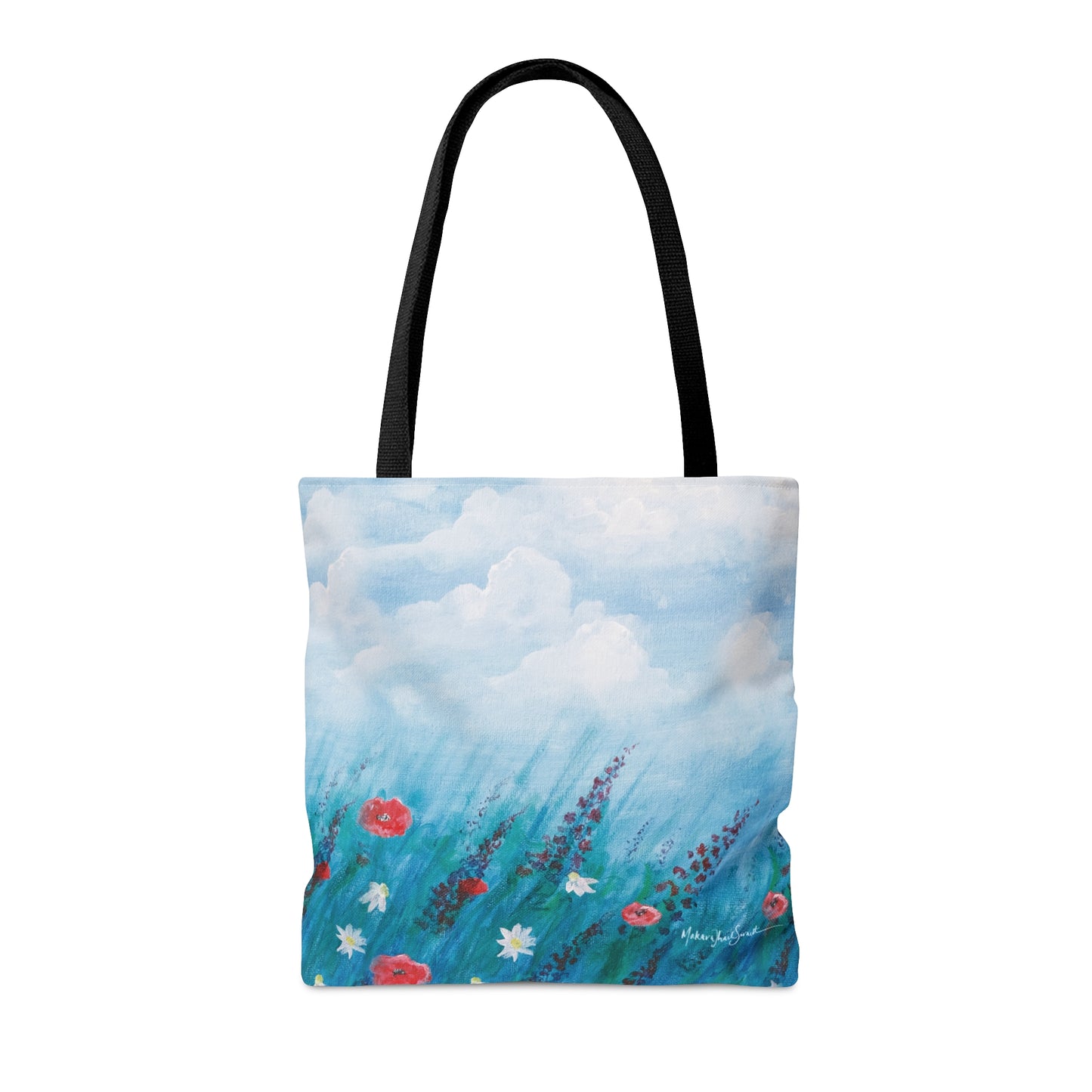 Field of Wildflowers small tote bag