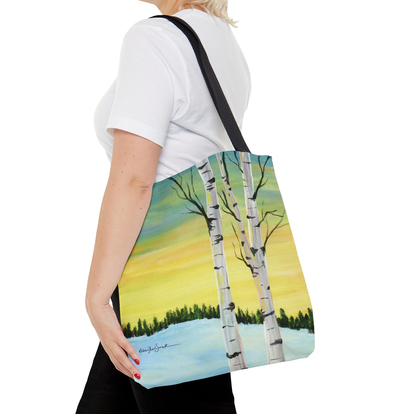 Winter Sunrise Tote Bag