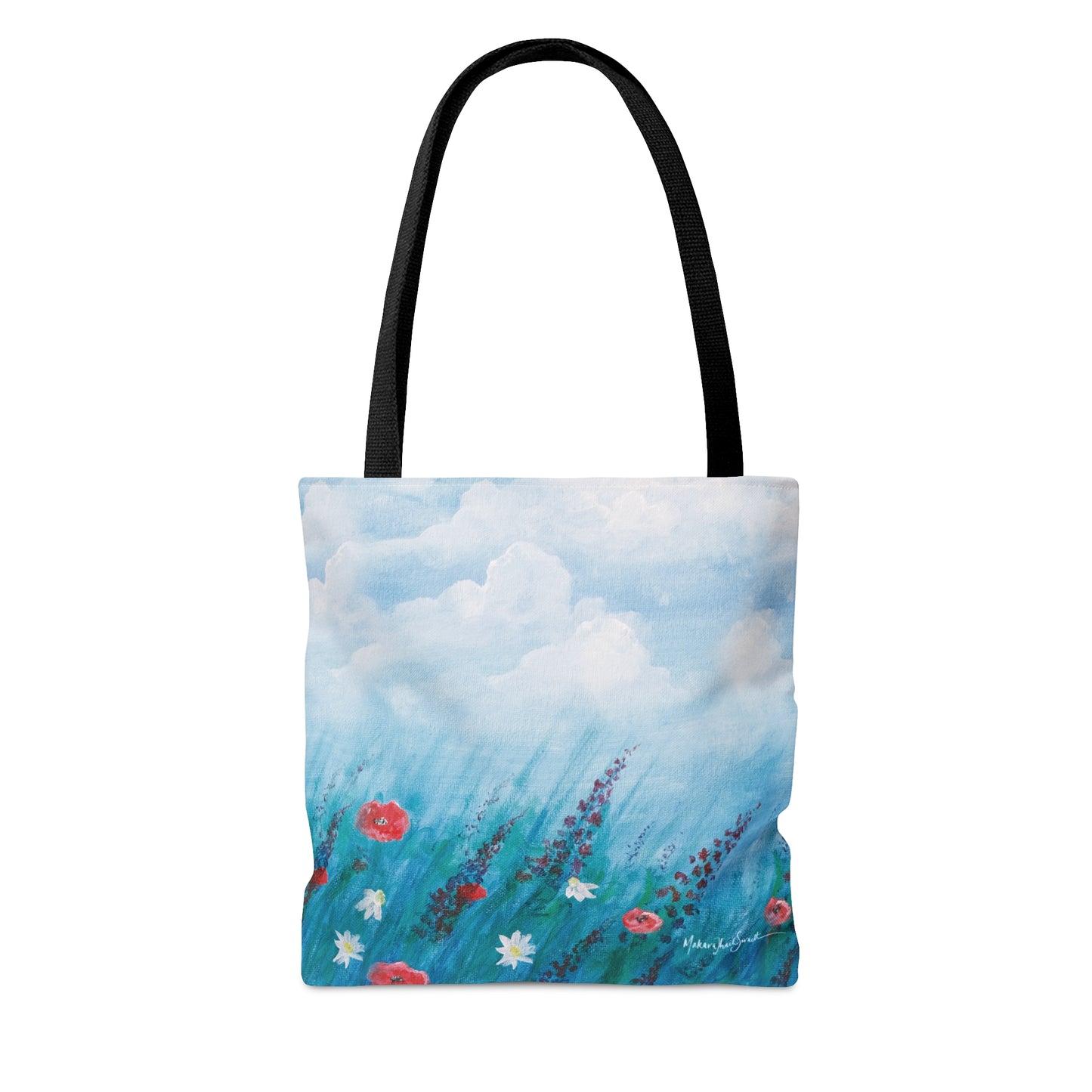 Field of Wildflowers small tote bag
