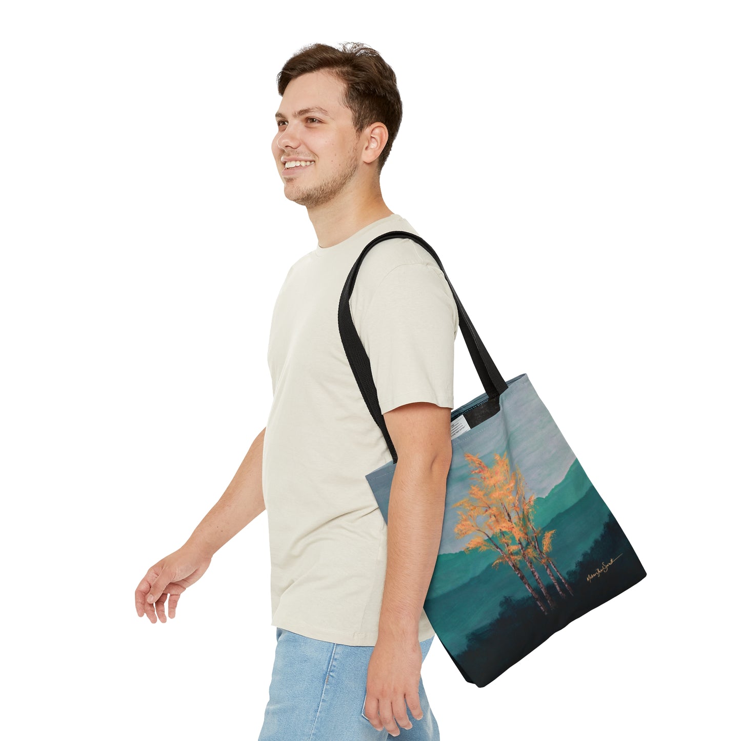 Golden Birch small tote bag