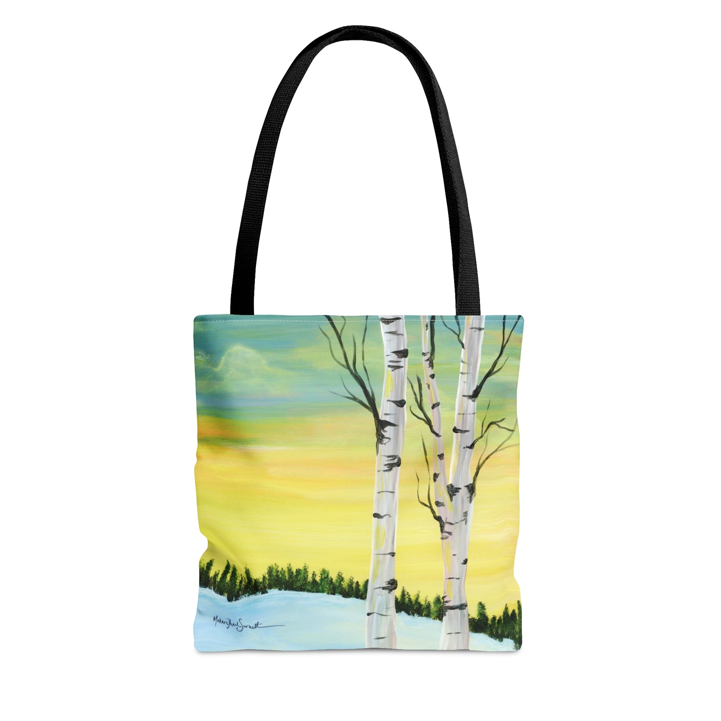 Winter Sunrise Tote Bag