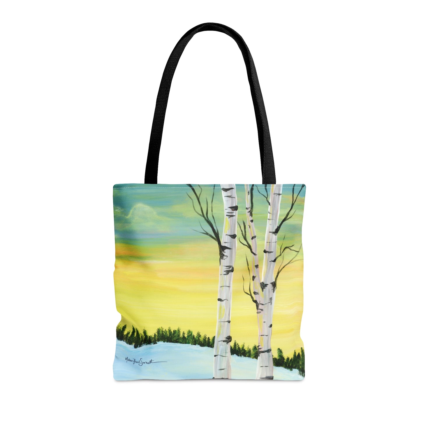 Winter Sunrise Tote Bag