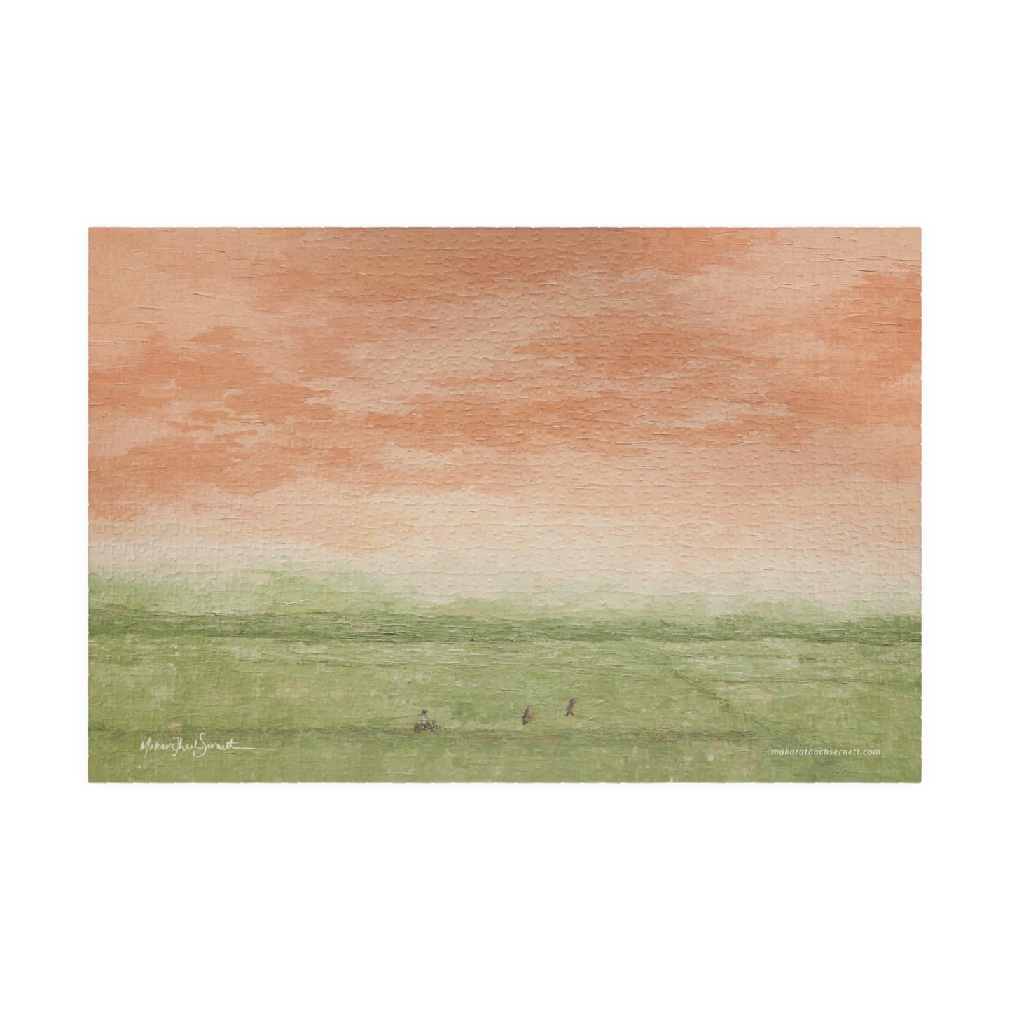 Among Rice Paddies Puzzle (500, 1014-piece)