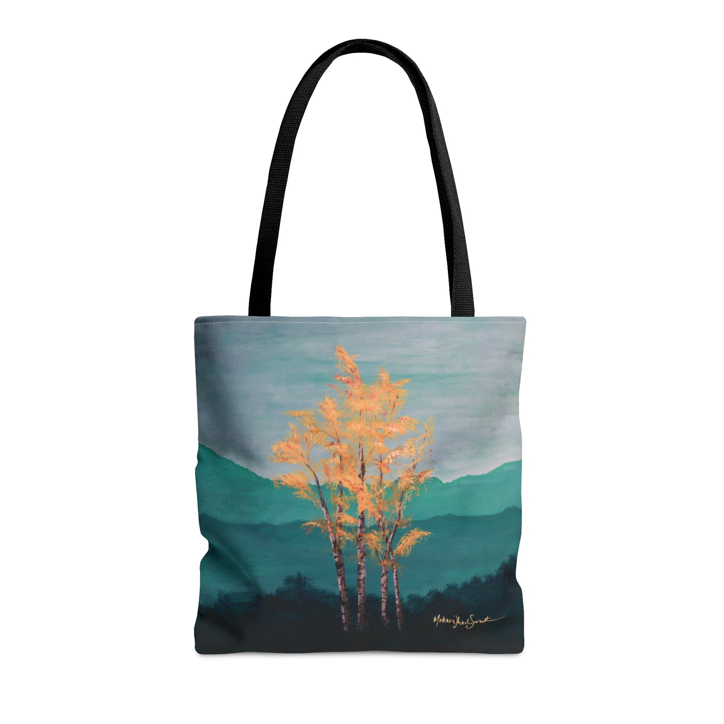 Golden Birch small tote bag