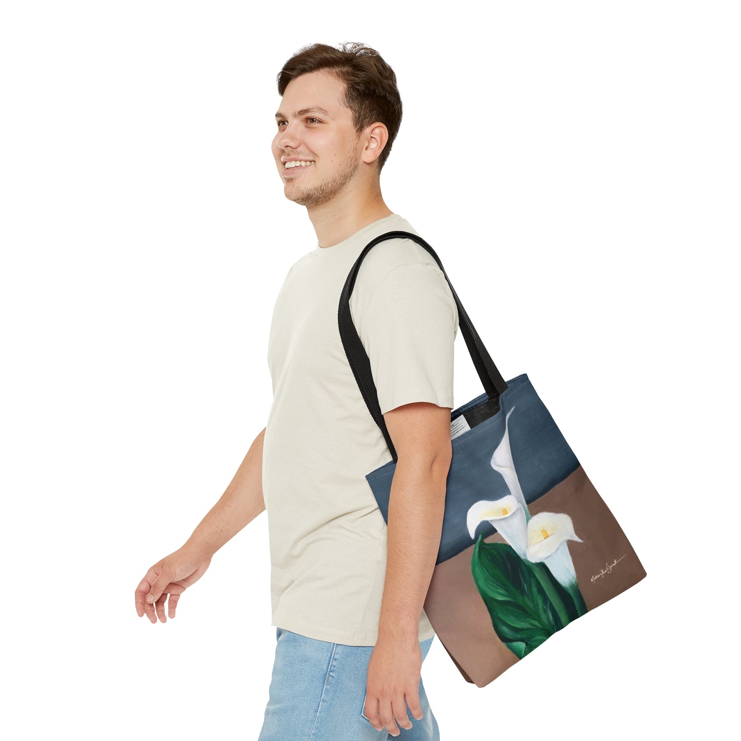 Dreaming in Lilies small tote bag