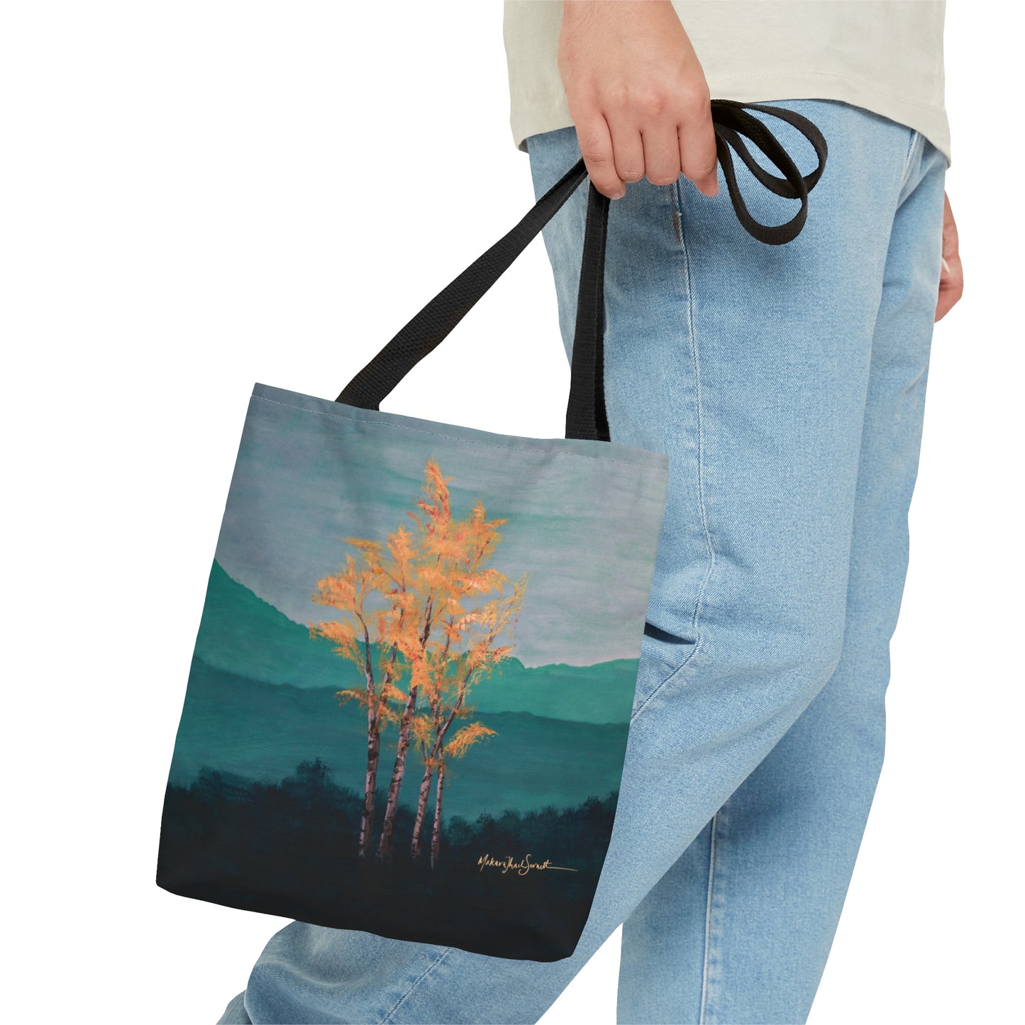 Golden Birch small tote bag