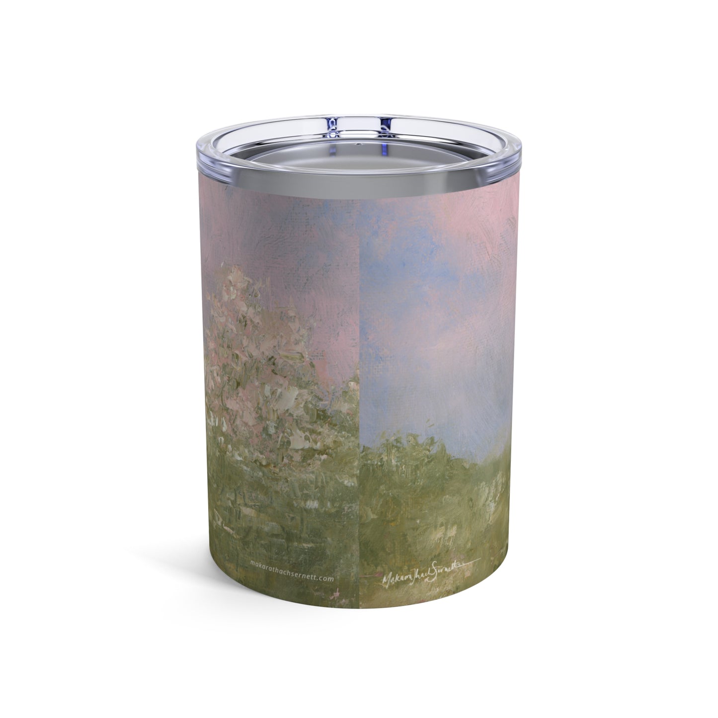 Cotton Candy Stroll 10oz Tumbler - Pastel Landscape - Perfect for Gifts & Celebrations
