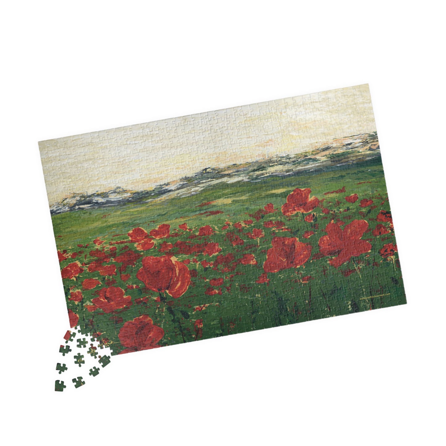 Field of Poppies Puzzle (500, 1014-piece)