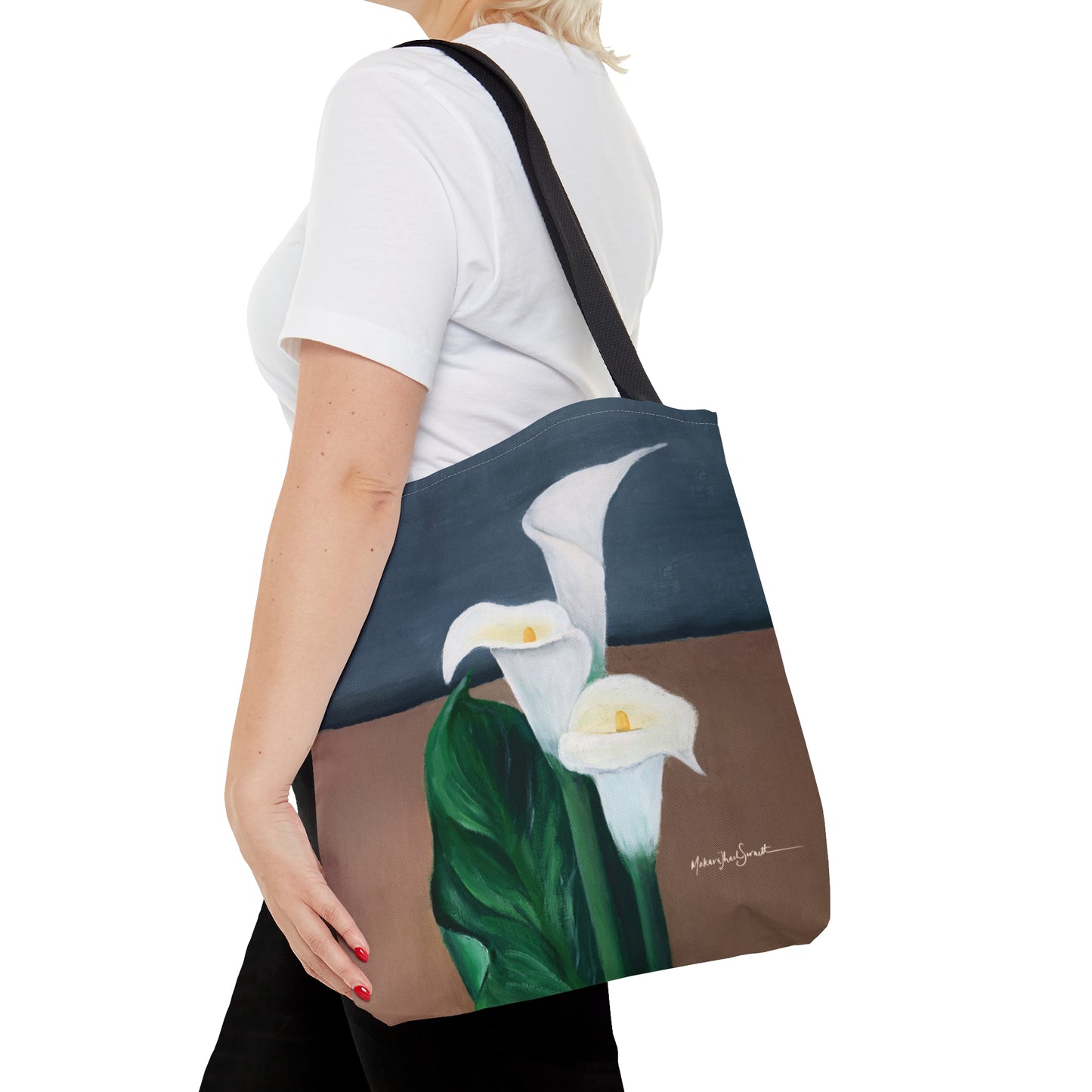 Dreaming in Lilies small tote bag