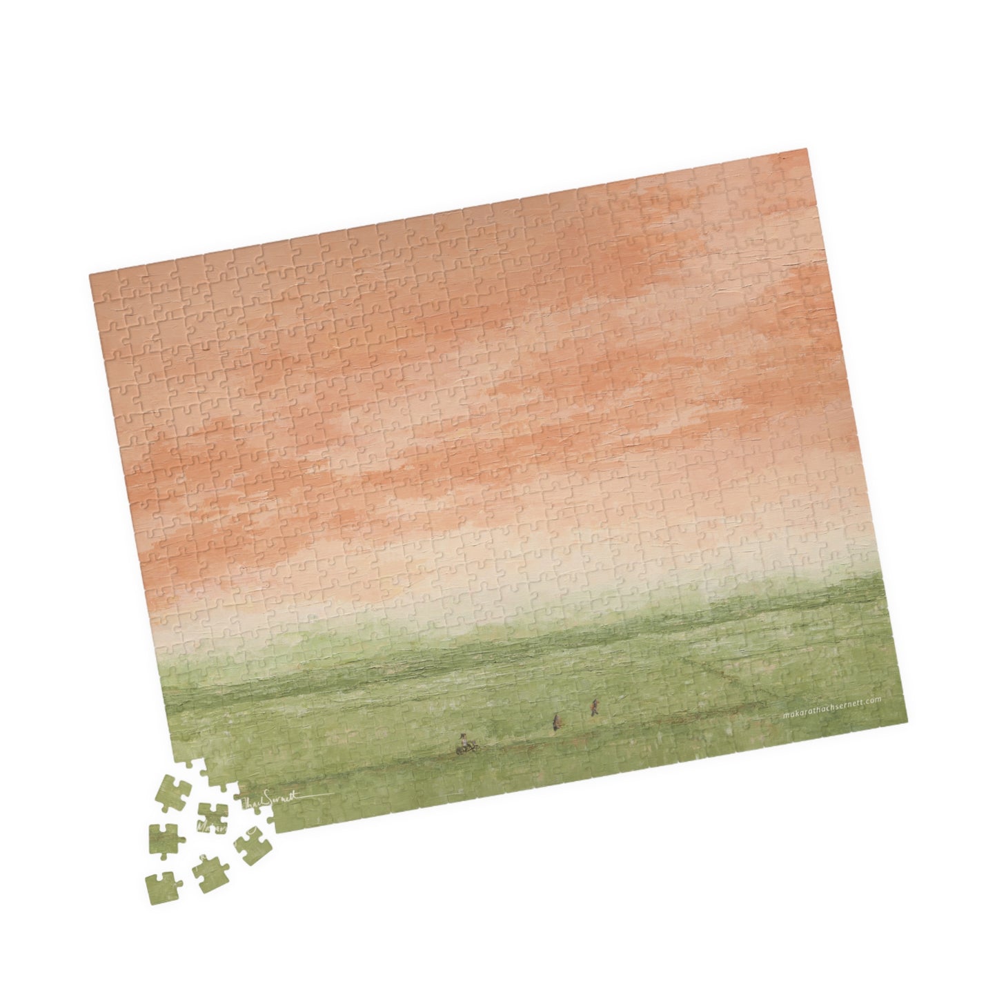 Among Rice Paddies Puzzle (500, 1014-piece)