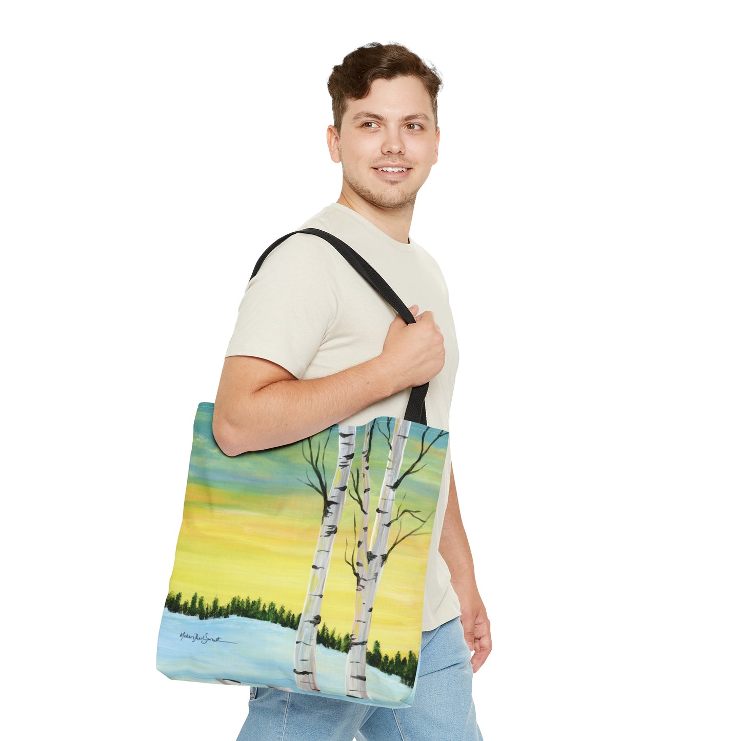 Winter Sunrise Tote Bag
