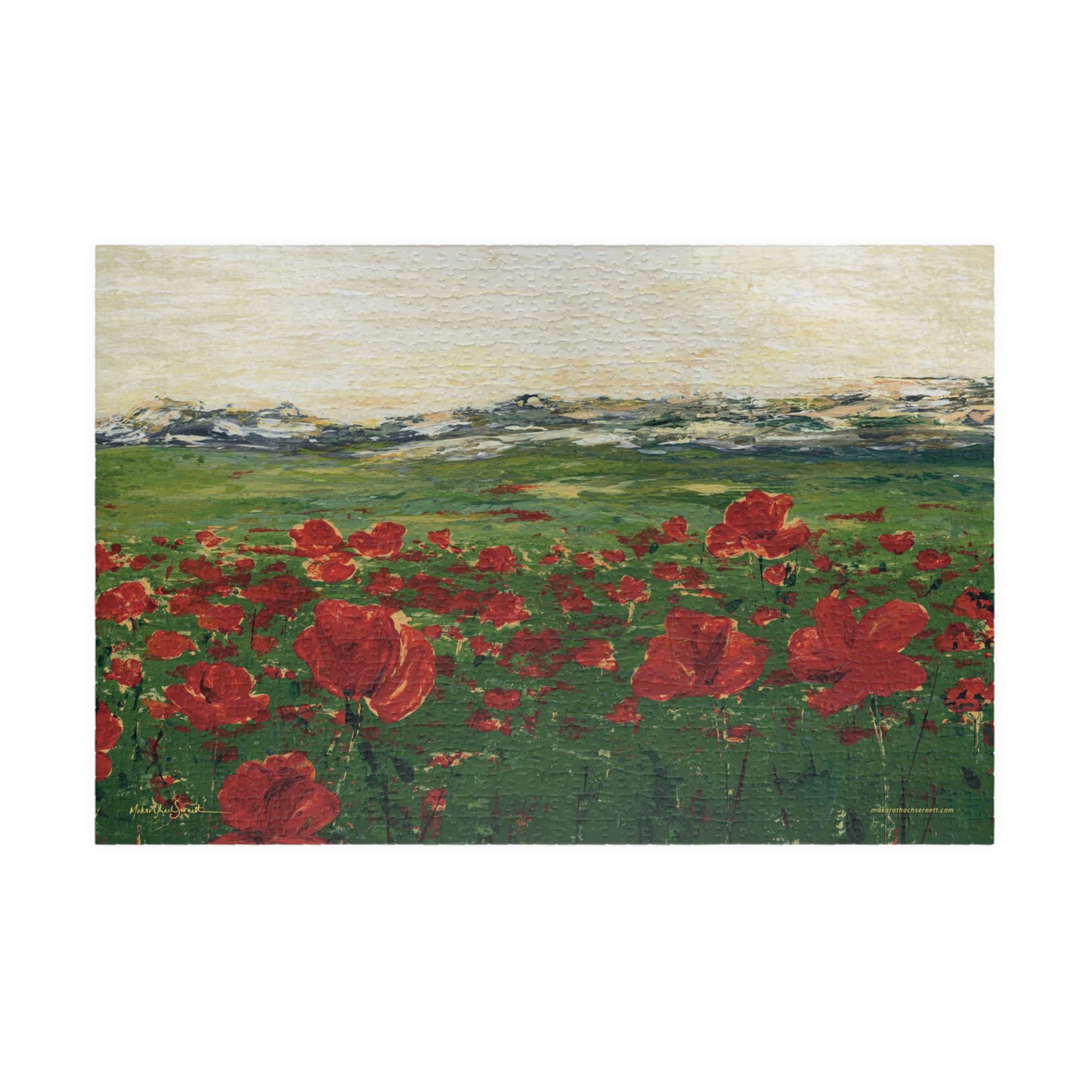 Field of Poppies Puzzle (500, 1014-piece)