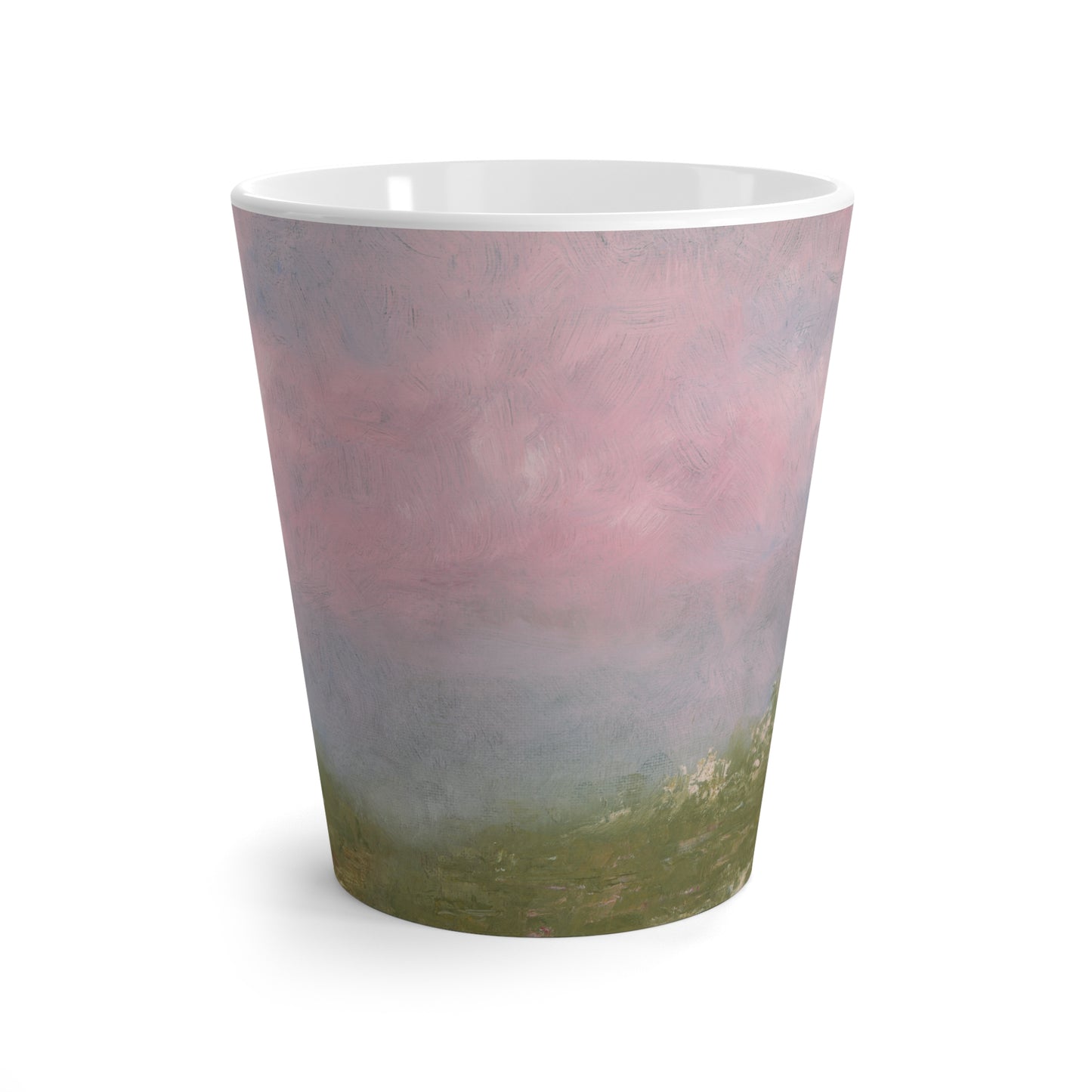 Cotton Candy Stroll Latte Mug - Pastel Landscape - Perfect for Cozy Mornings and gifting on Special Occasions
