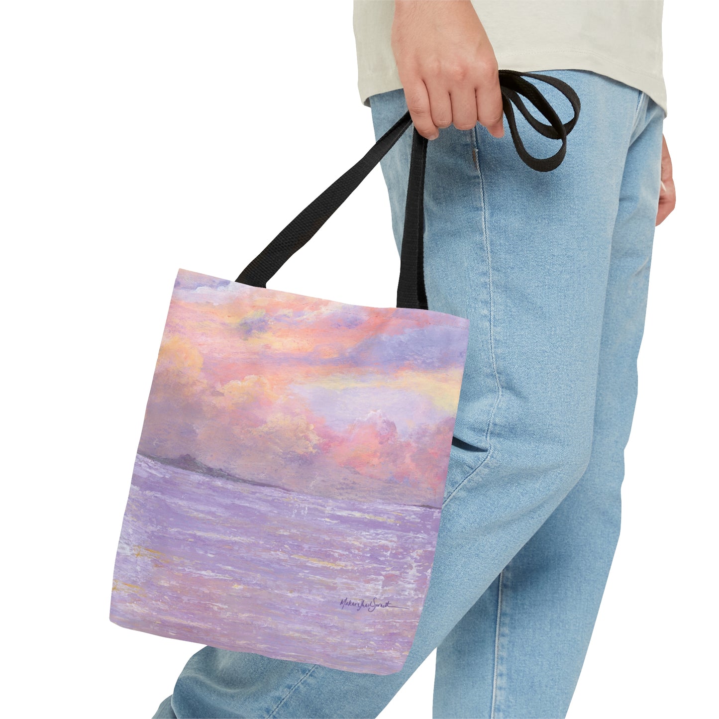 Hopeful Sea small tote bag