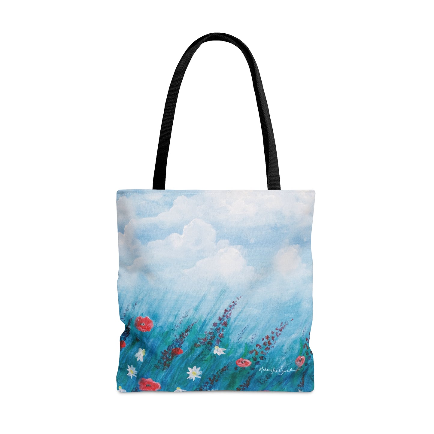 Field of Wildflowers small tote bag