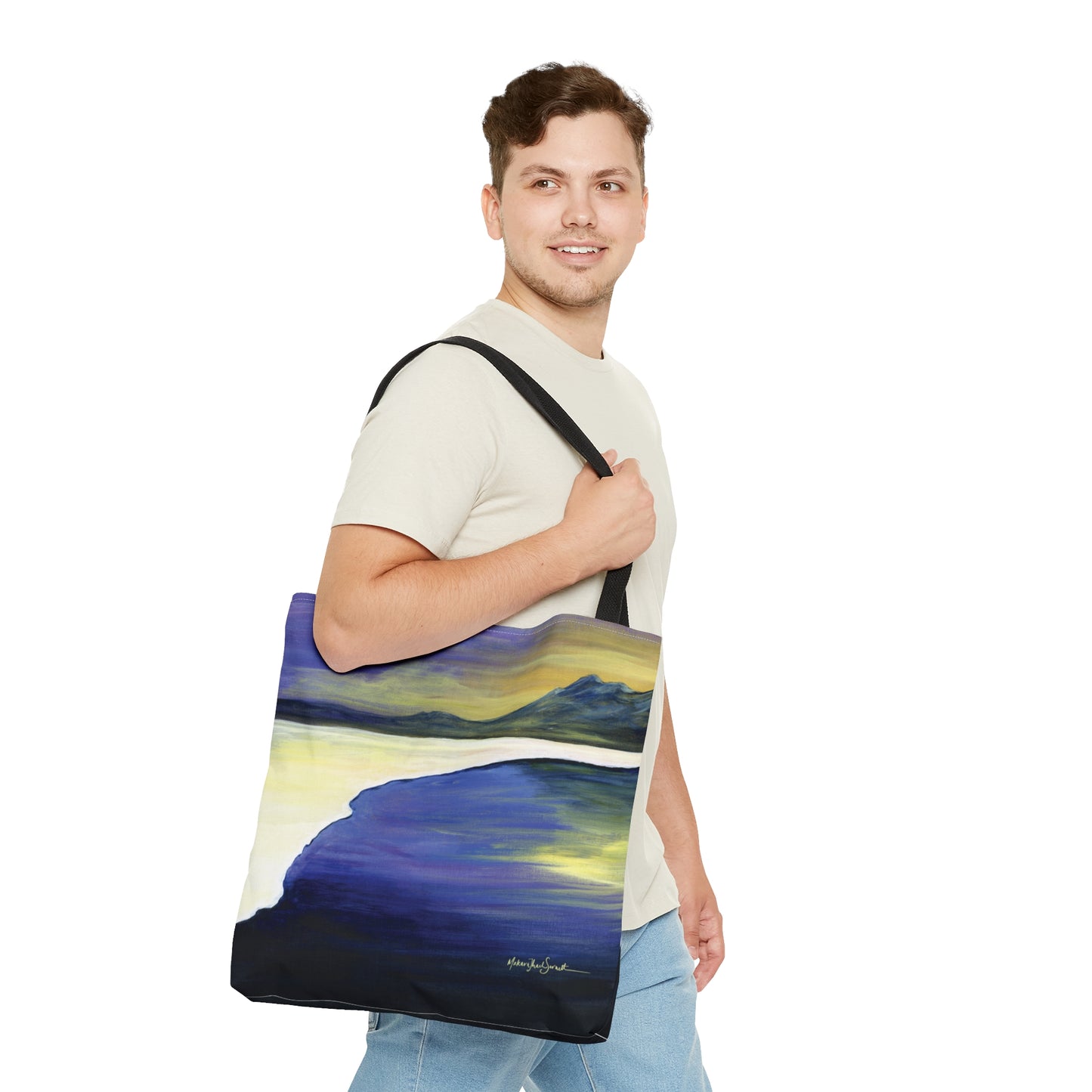 Light Breaks small tote bag