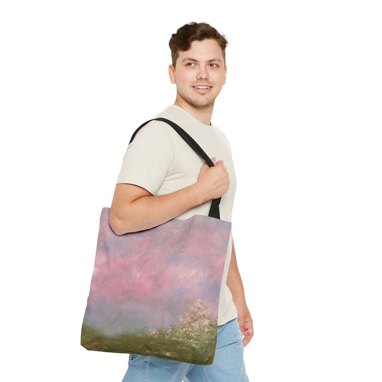 Cotton Candy Stroll small tote bag