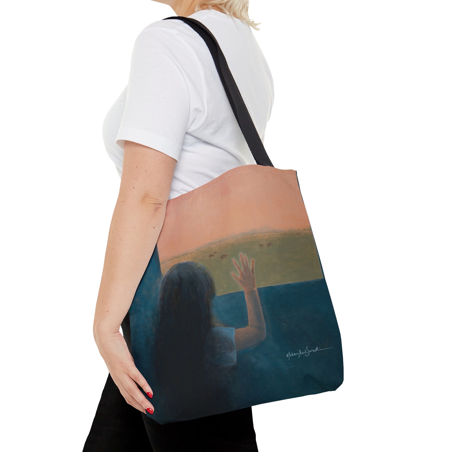 The World Outside small tote bag