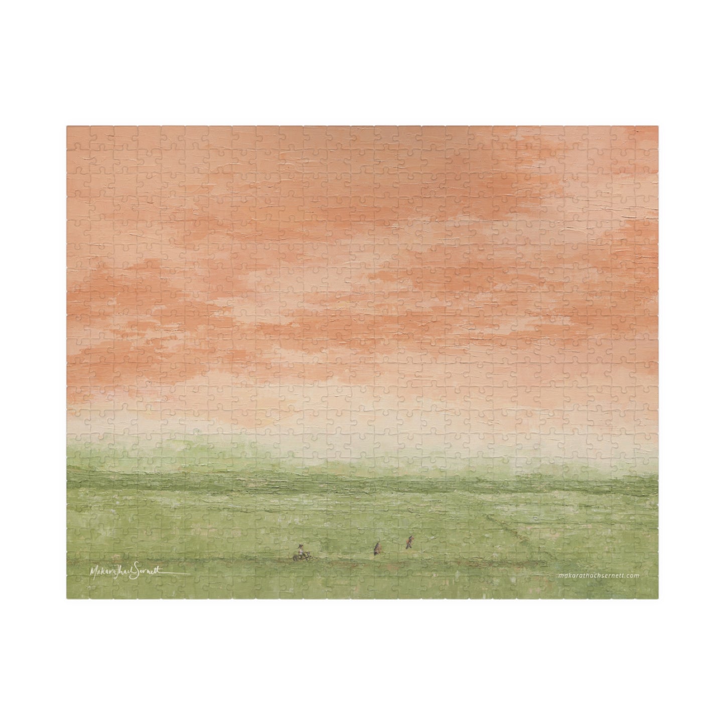 Among Rice Paddies Puzzle (500, 1014-piece)