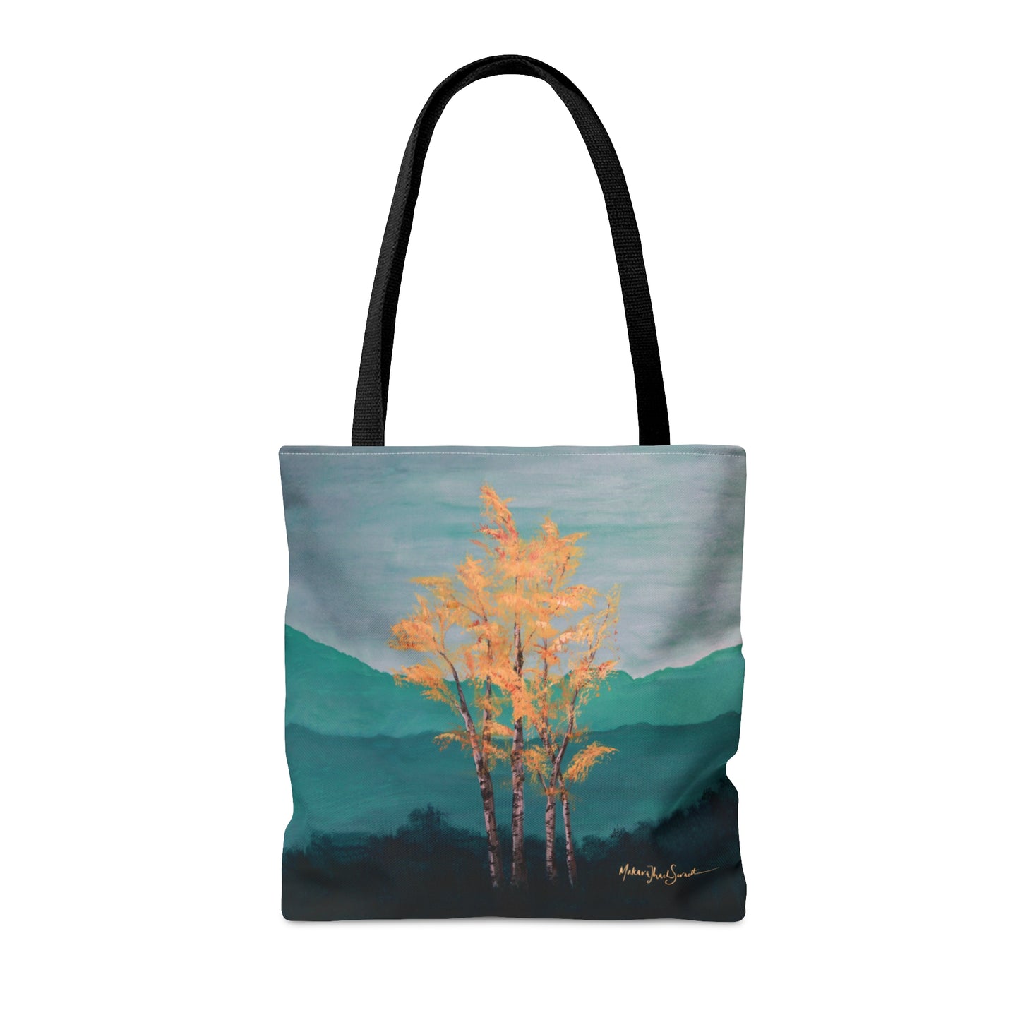 Golden Birch small tote bag