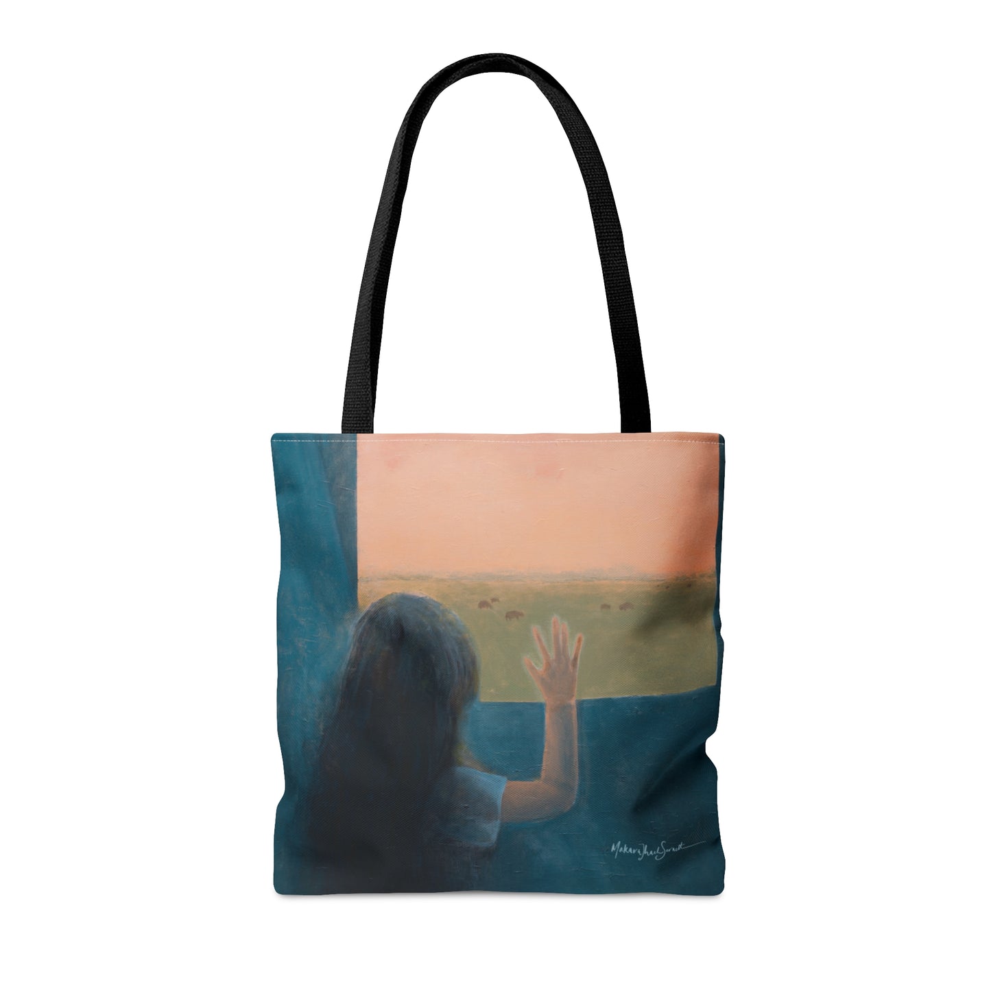 The World Outside small tote bag