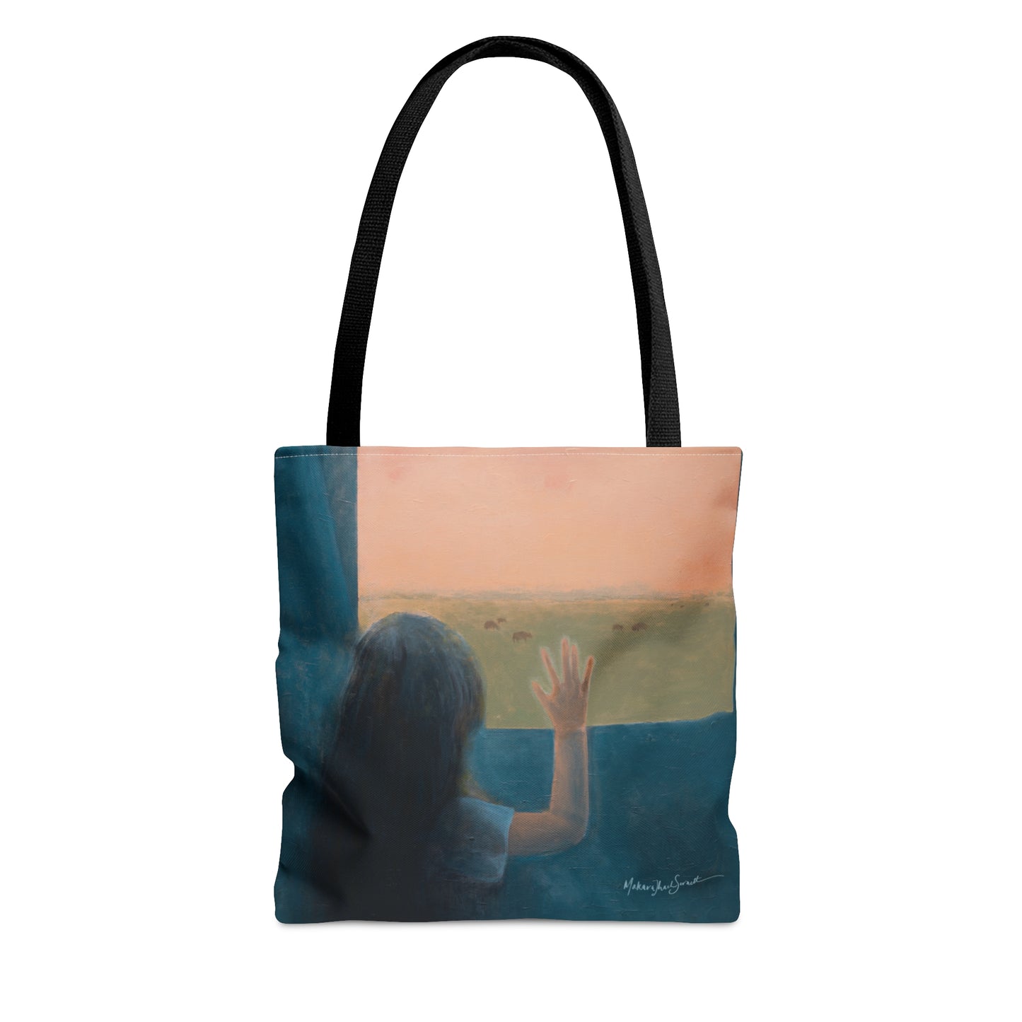 The World Outside small tote bag