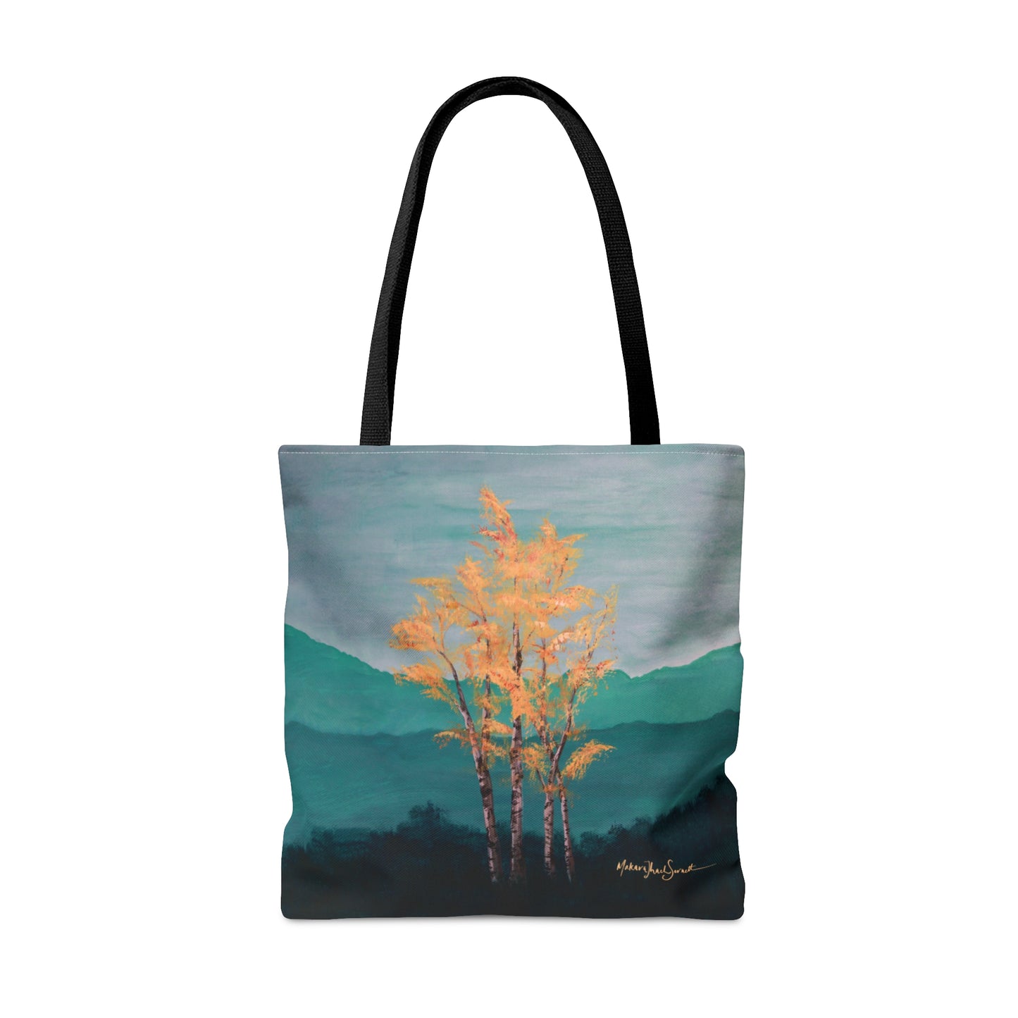 Golden Birch small tote bag