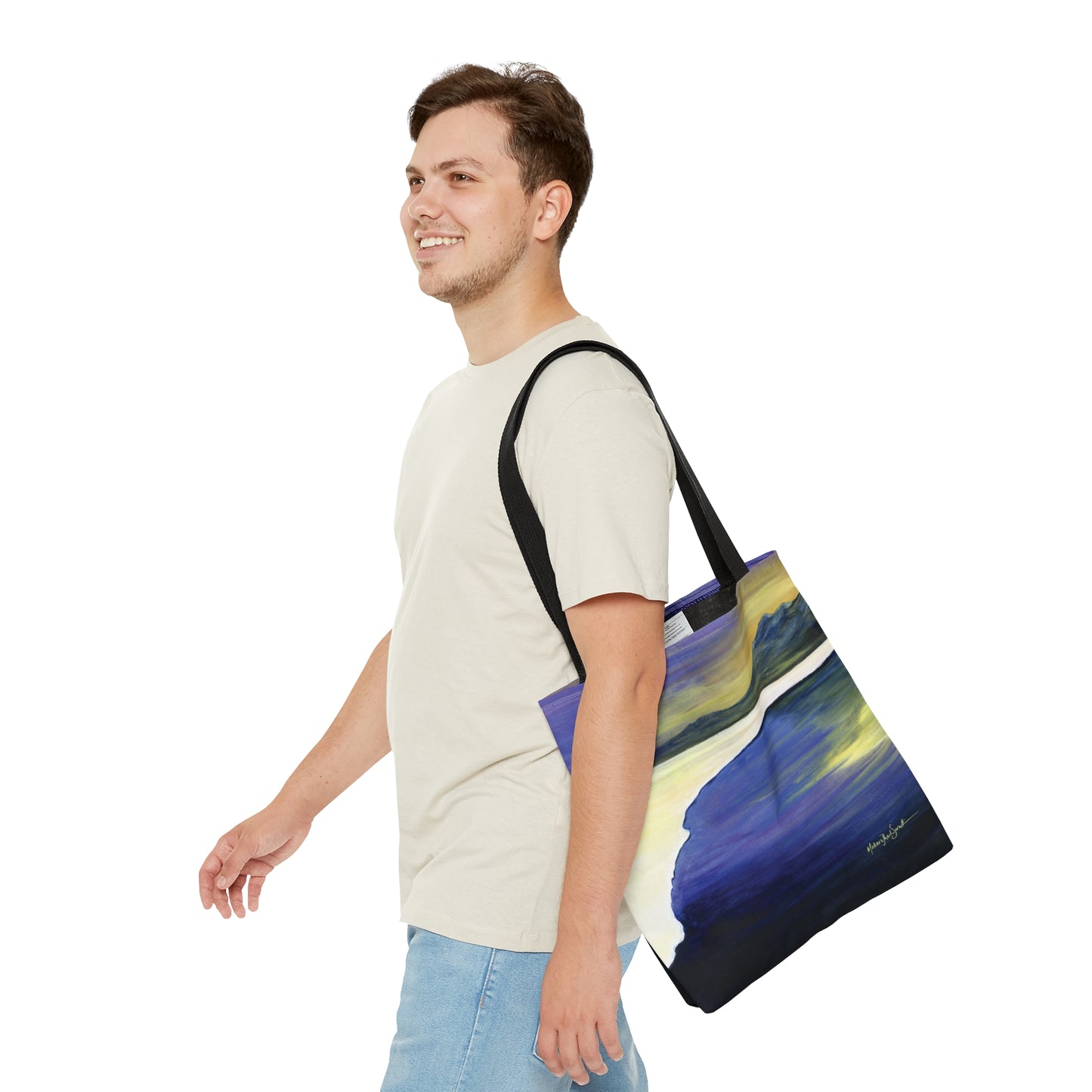 Light Breaks small tote bag