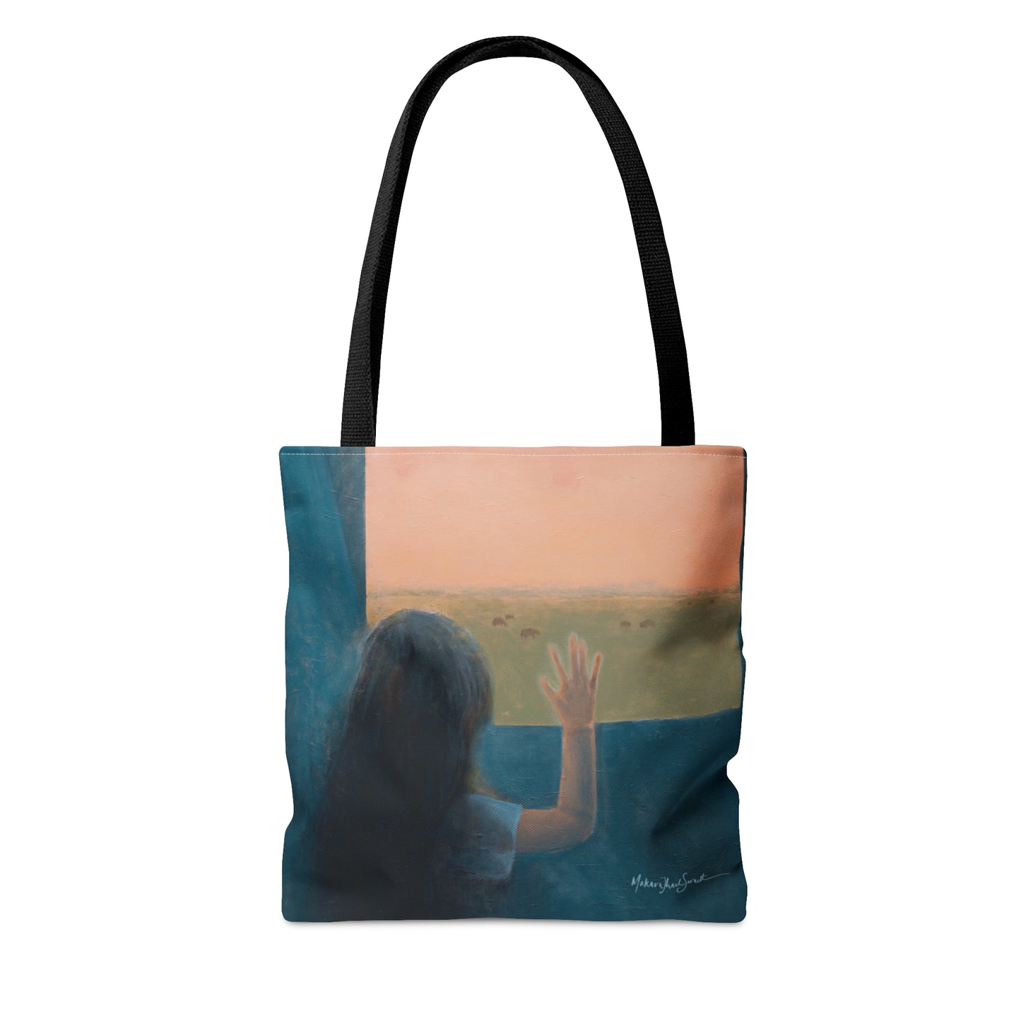The World Outside small tote bag