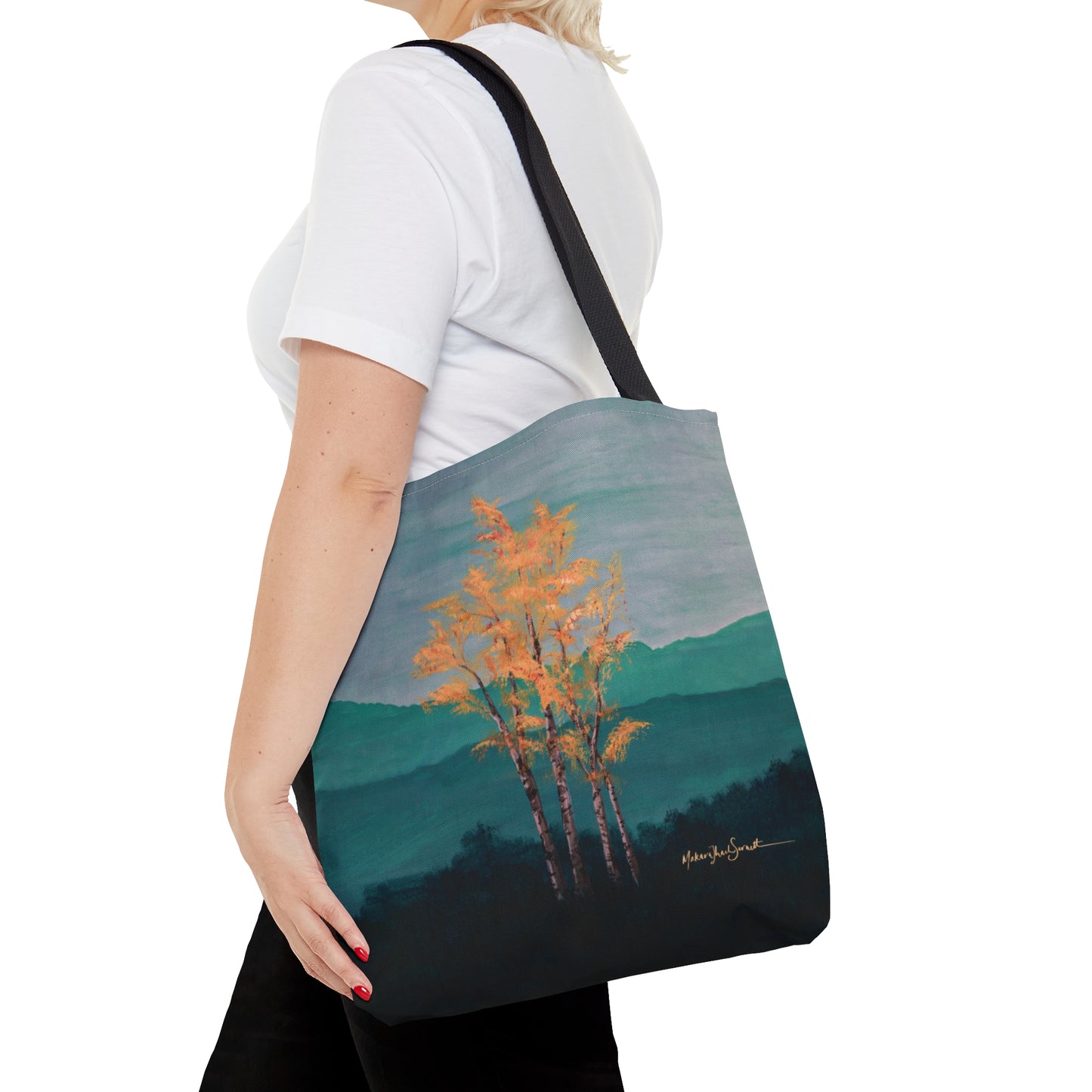 Golden Birch small tote bag