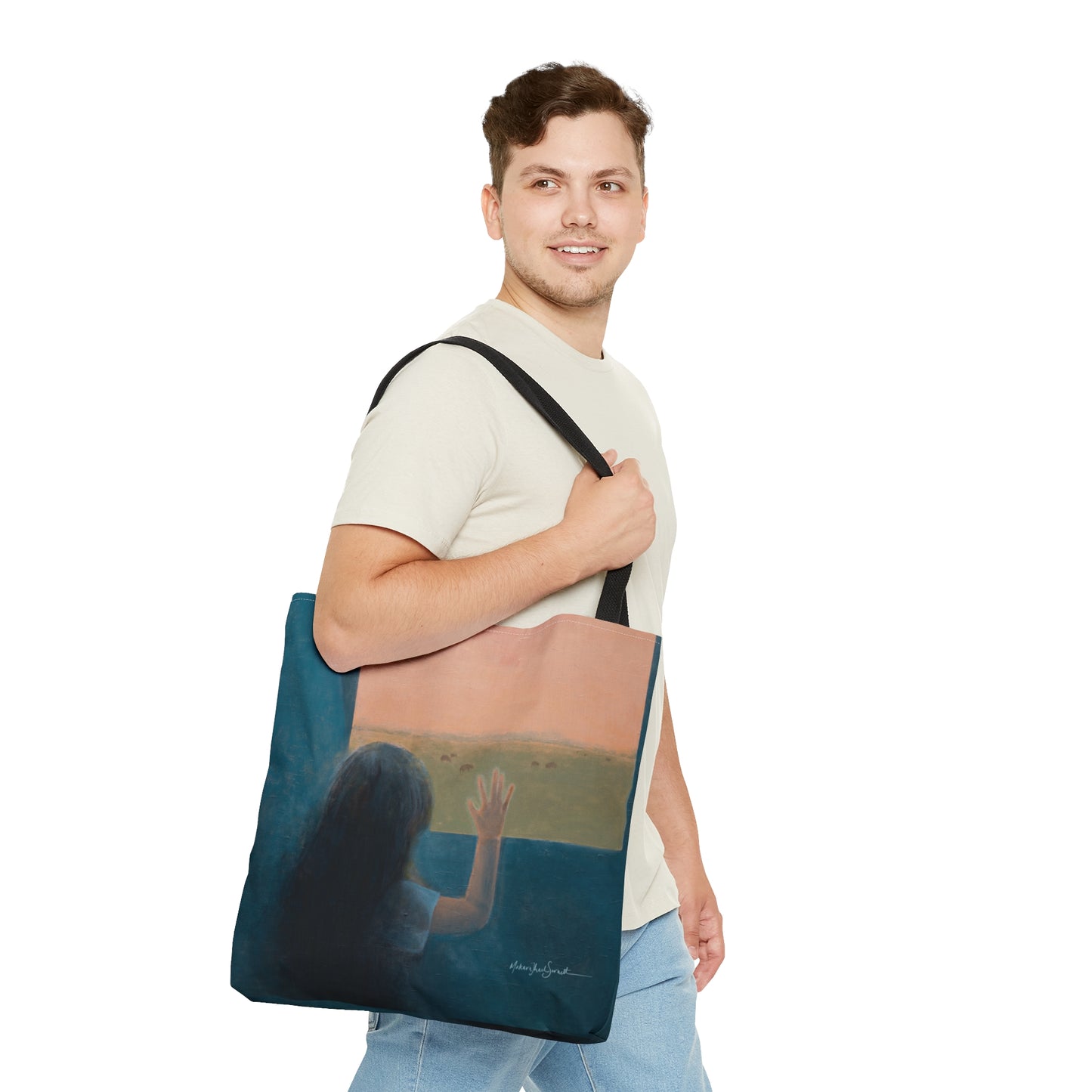 The World Outside small tote bag