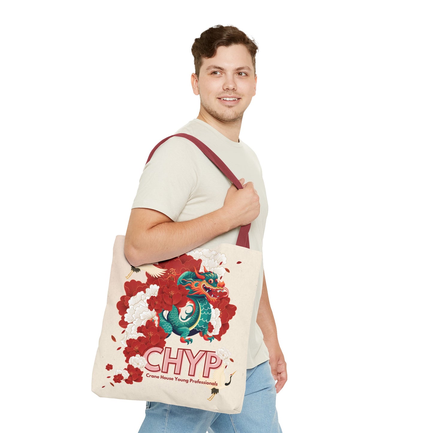 Dragon and Cranes Tote – 2024