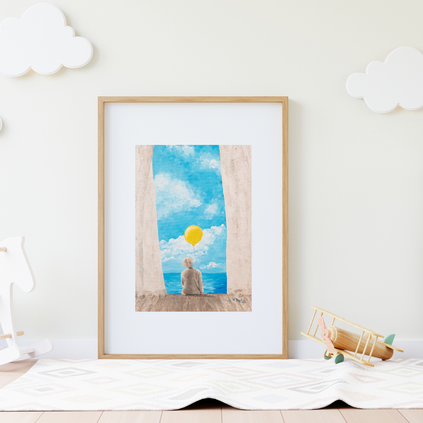 different from yesterday art print