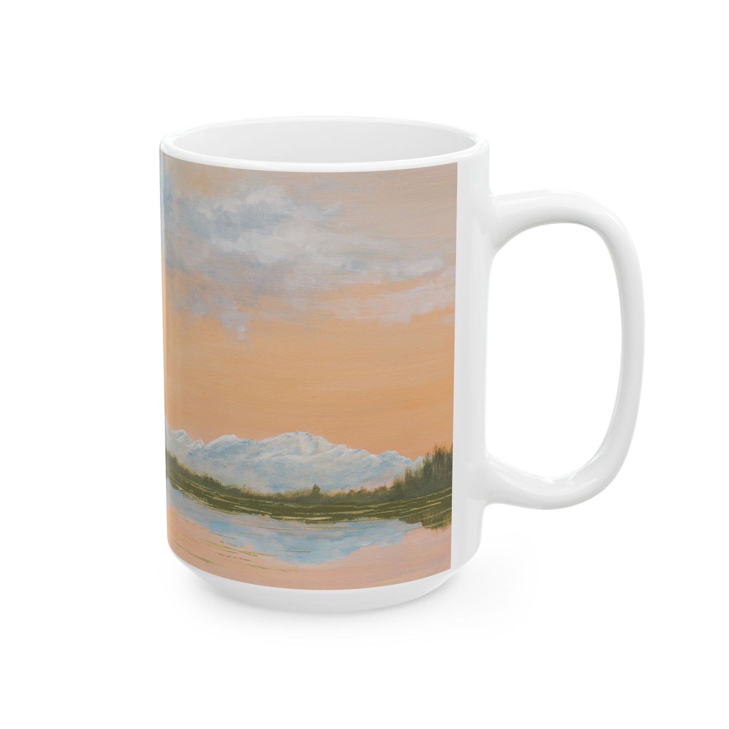 A Denali Adventure Ceramic Mug - Mountain Landscape - Perfect for Nature Lovers & Gift Ideas