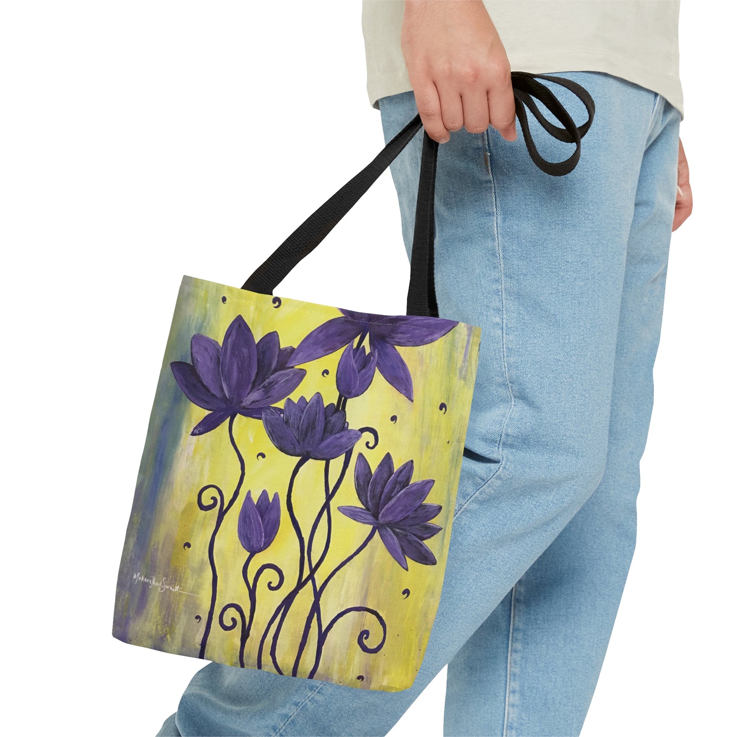 Rising Lotus Tote Bag