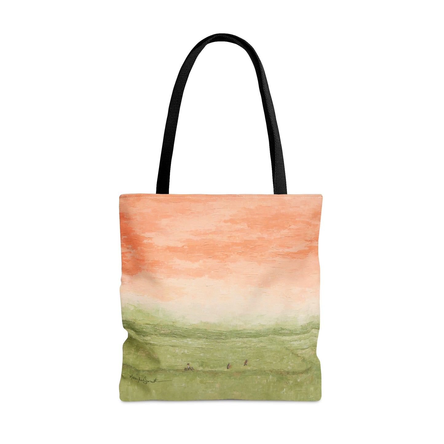 Among Rice Paddies small tote bag