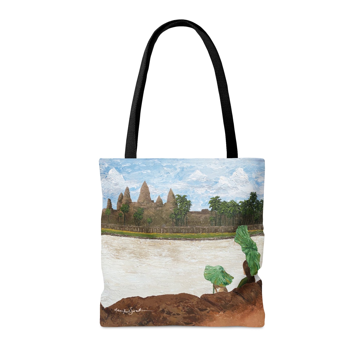 Memories of Angkor small tote bag