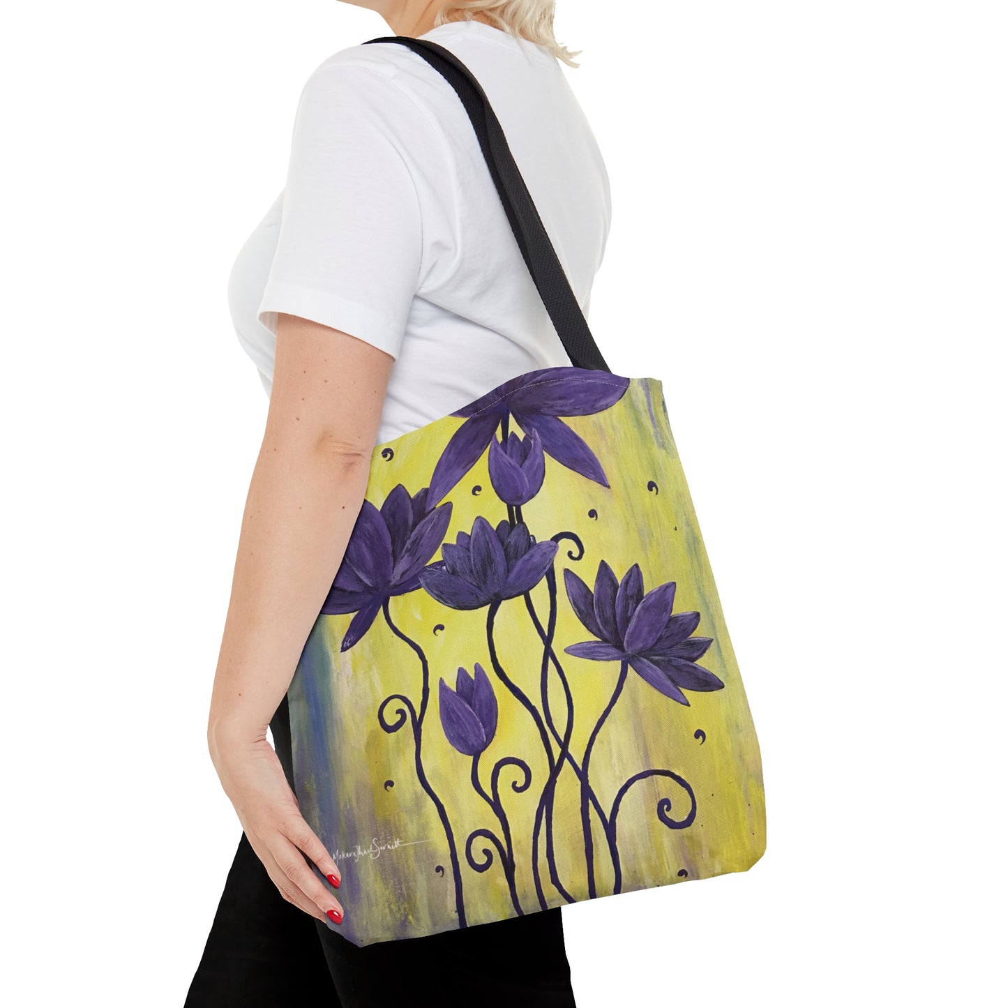 Rising Lotus Tote Bag