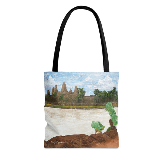 Memories of Angkor small tote bag