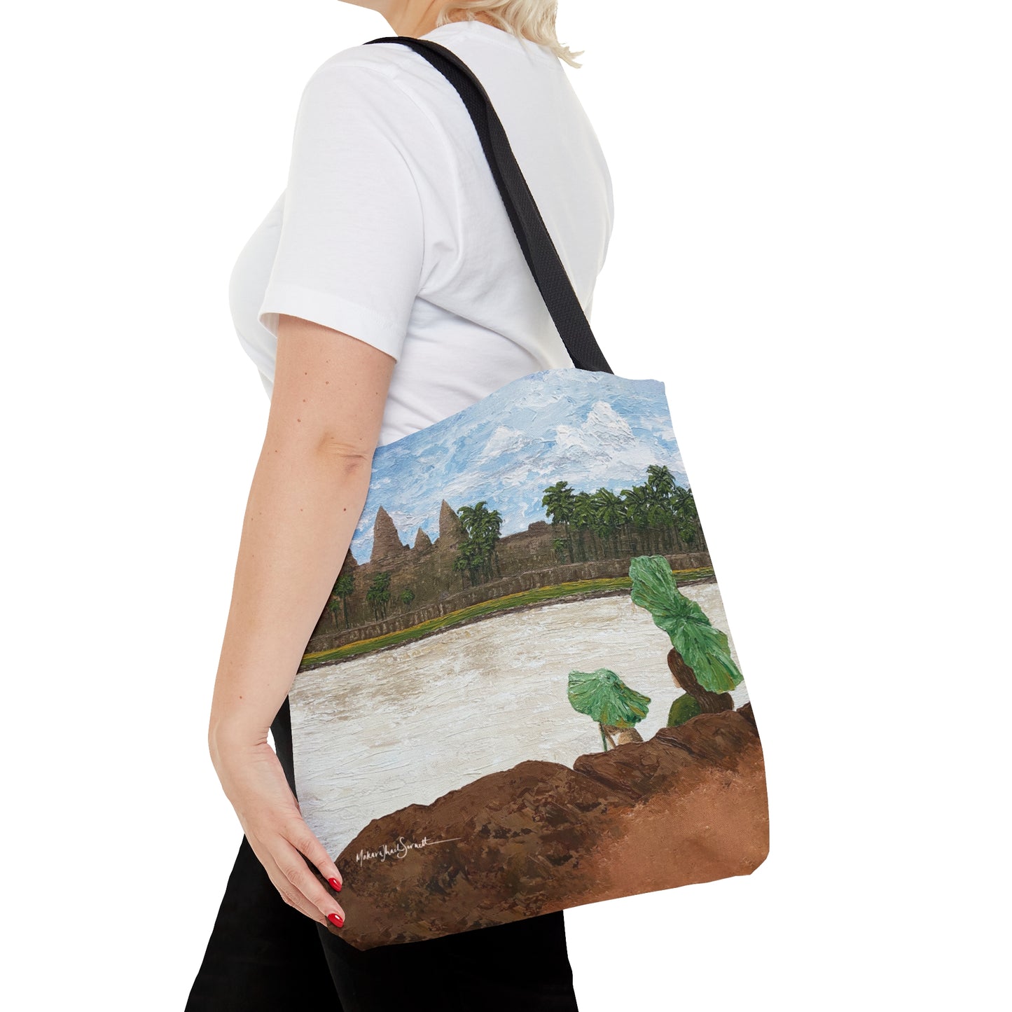 Memories of Angkor small tote bag